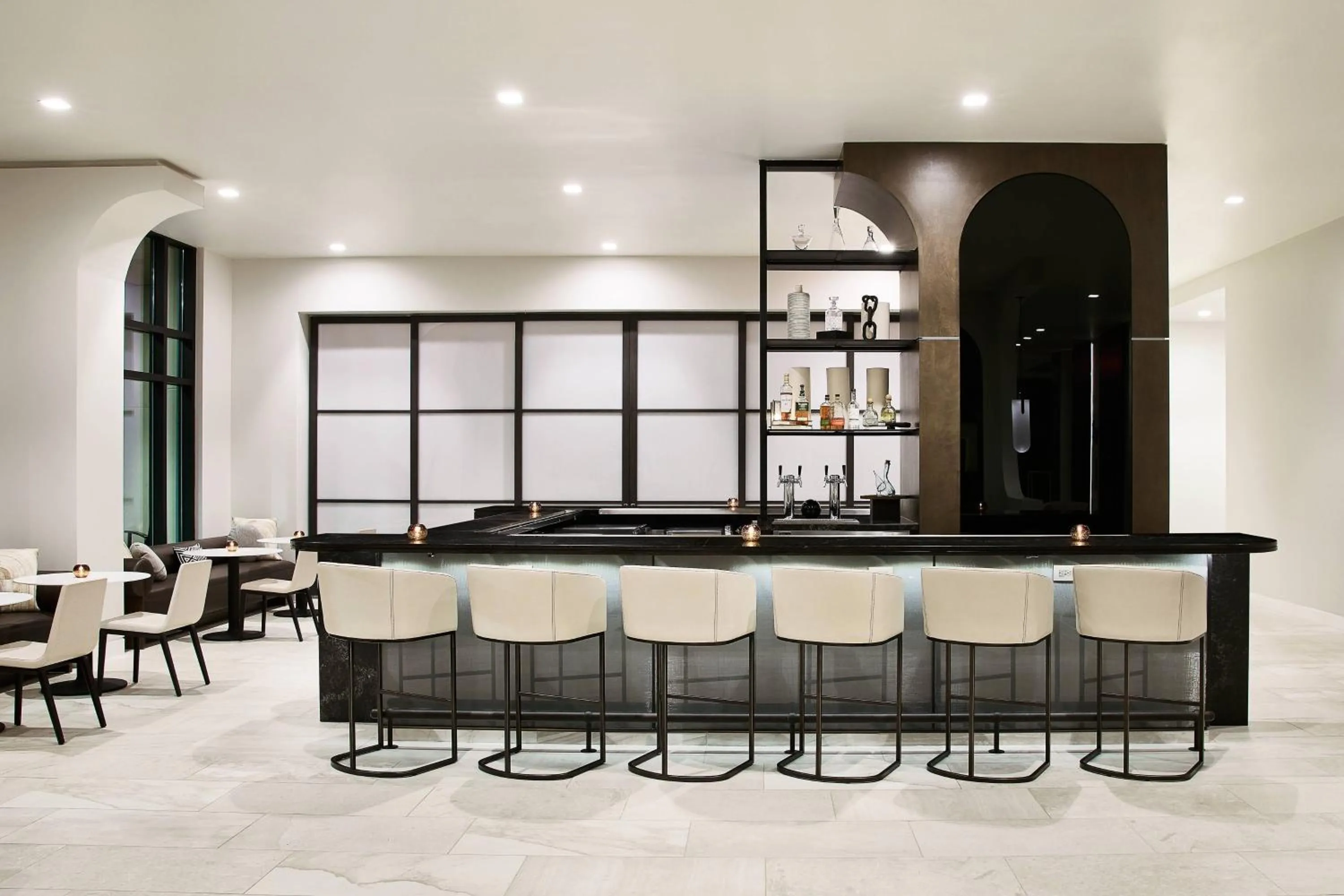 Lounge or bar in AC Hotel by Marriott Charlotte SouthPark