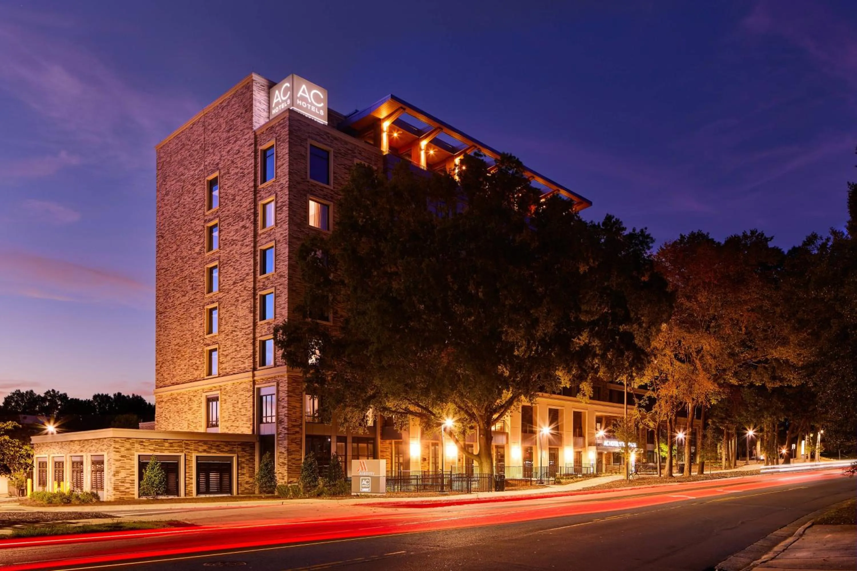 Property building in AC Hotel by Marriott Charlotte SouthPark