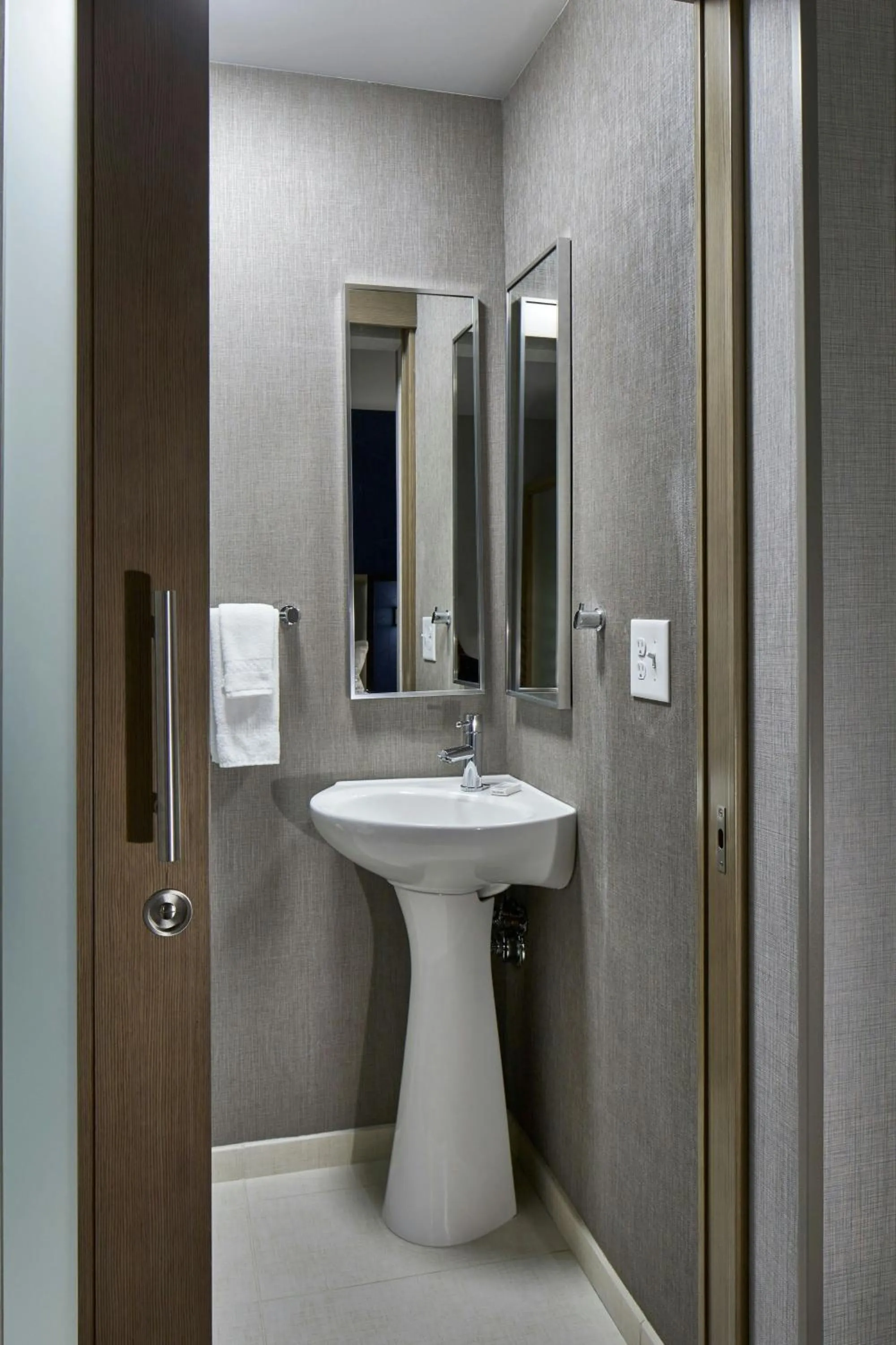 Bathroom in SpringHill Suites by Marriott Charlotte at Carowinds