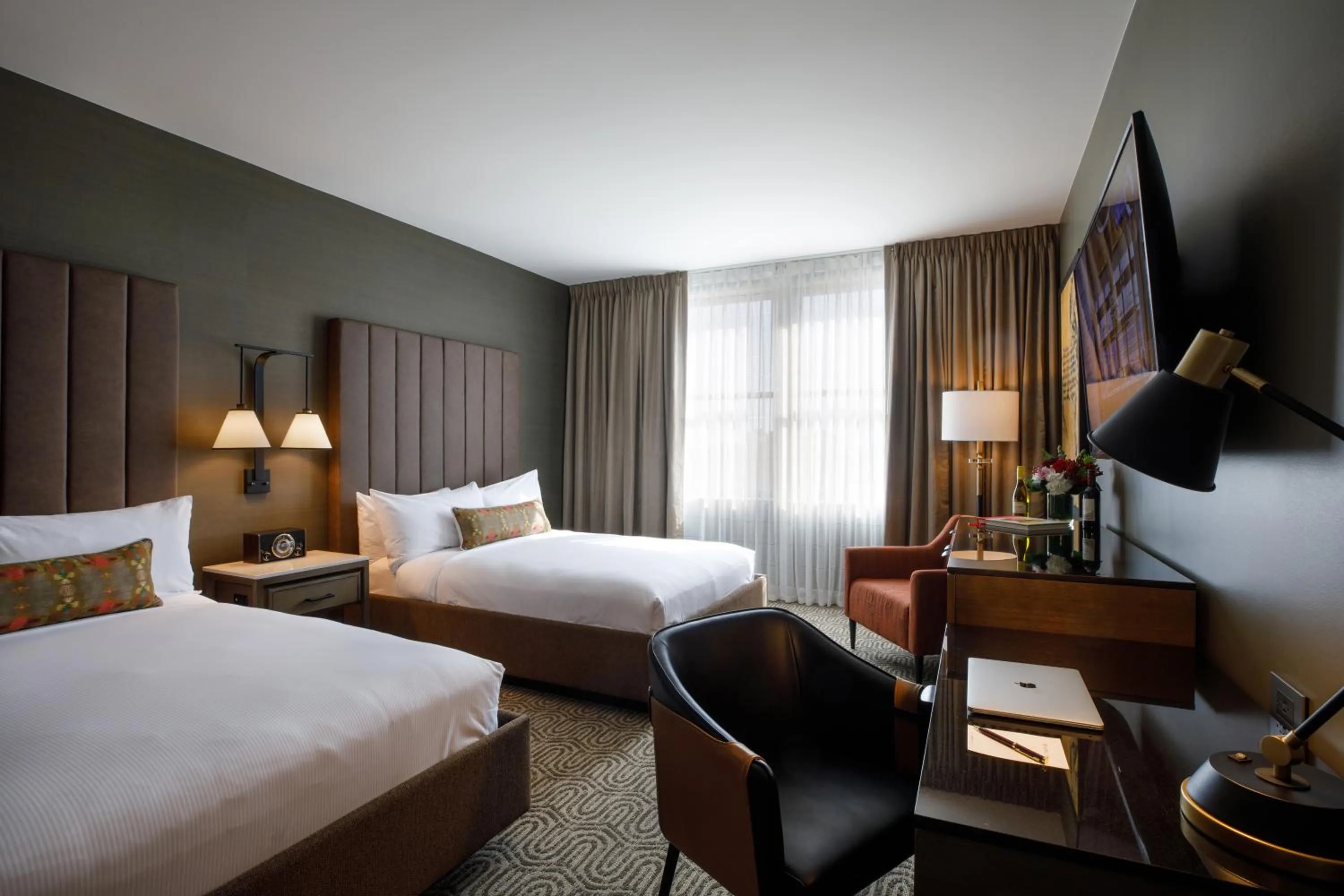 Bed in Hotel Vin, Grapevine, Autograph Collection