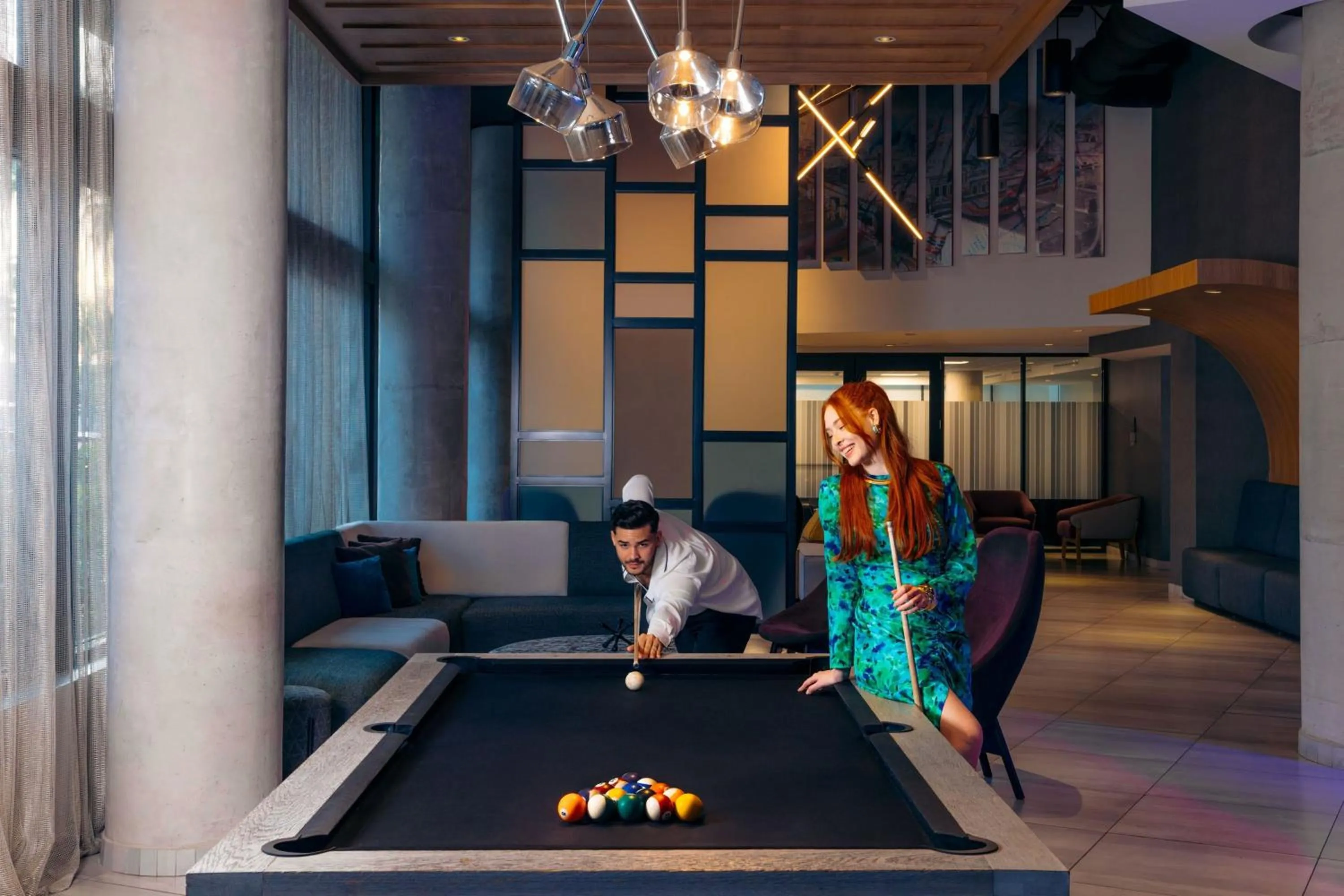 Swimming pool in Aloft San Juan