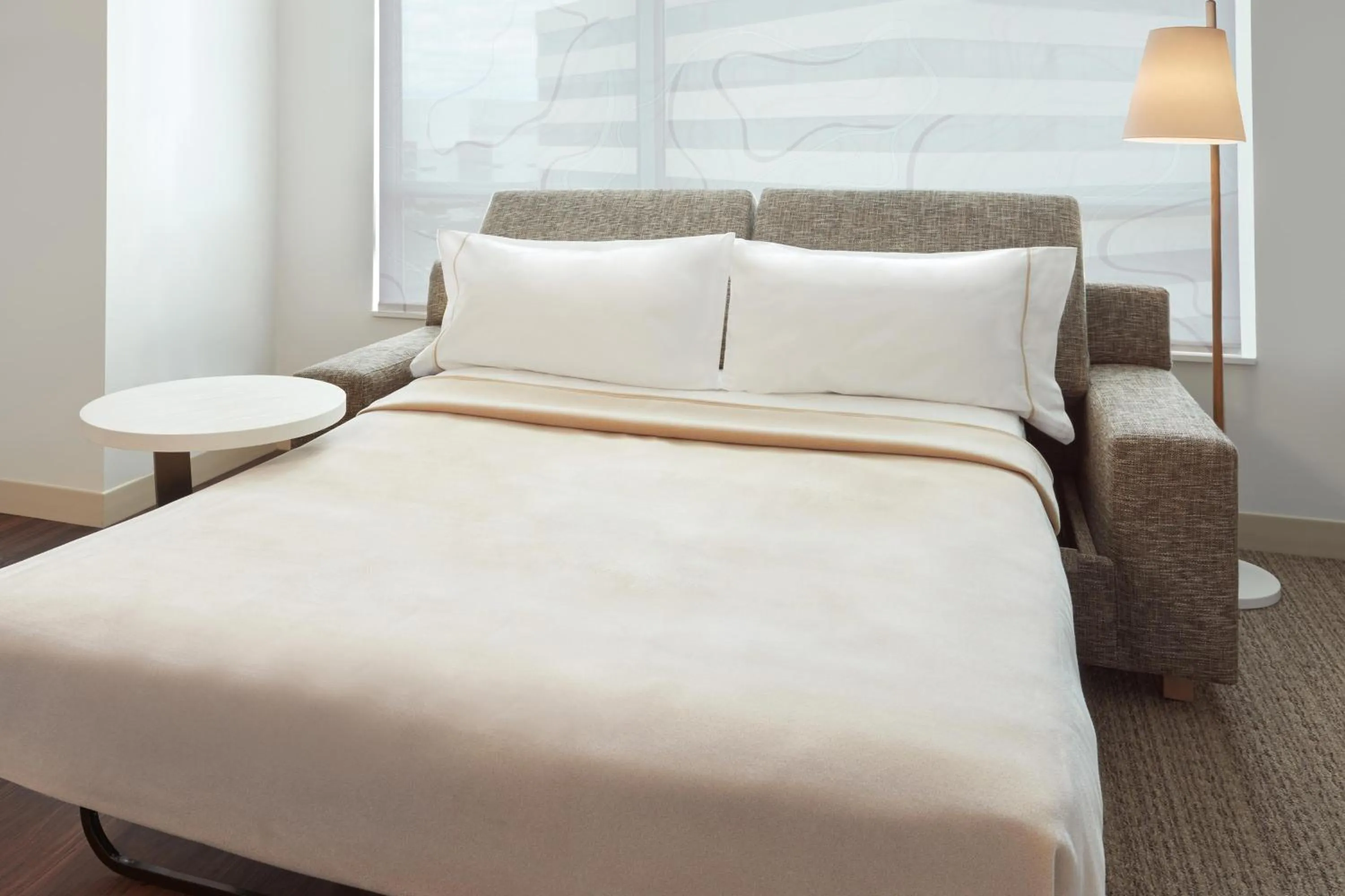 Photo of the whole room, Bed in Element Toronto Airport