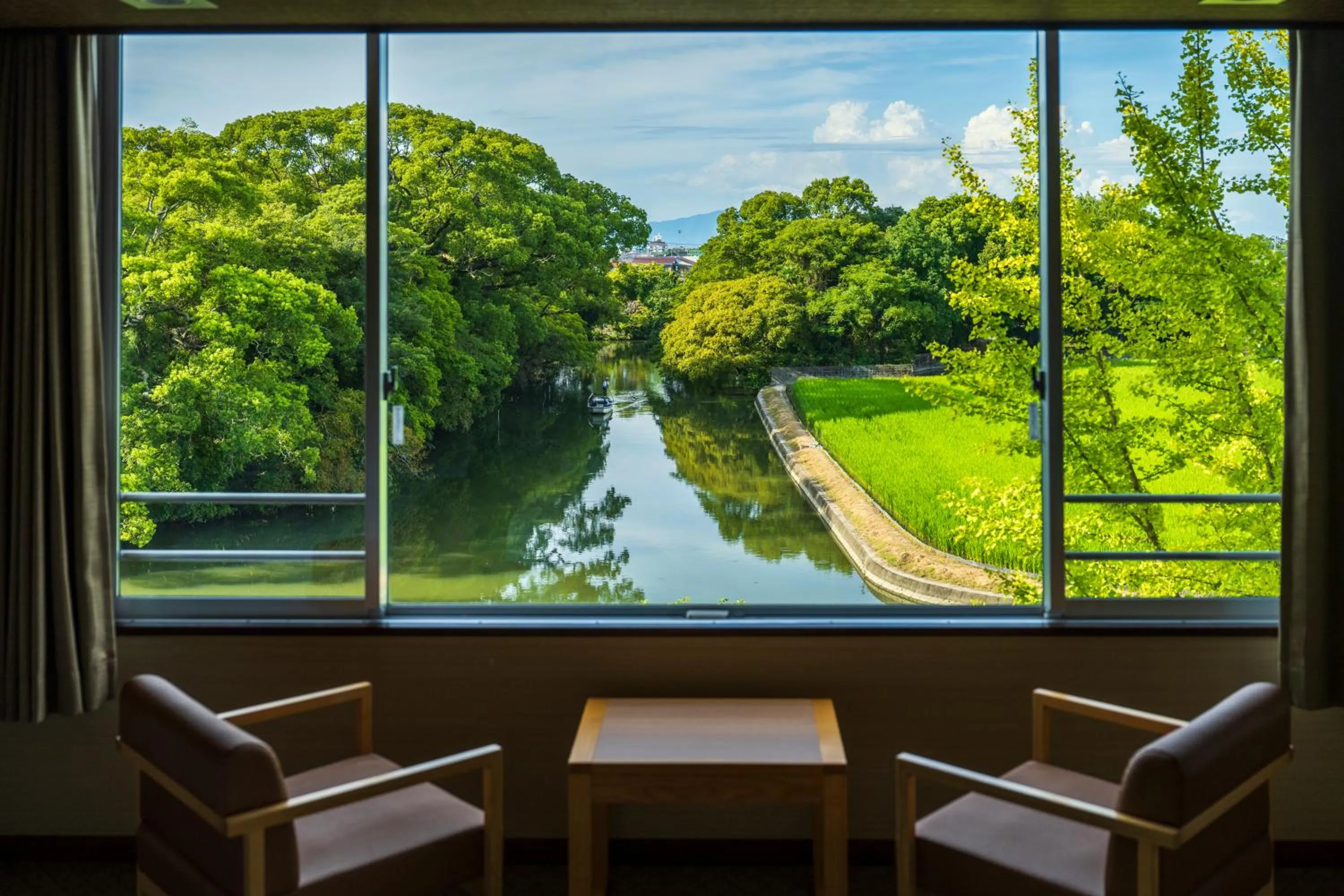 River view in KAMENOI HOTEL Yanagawa