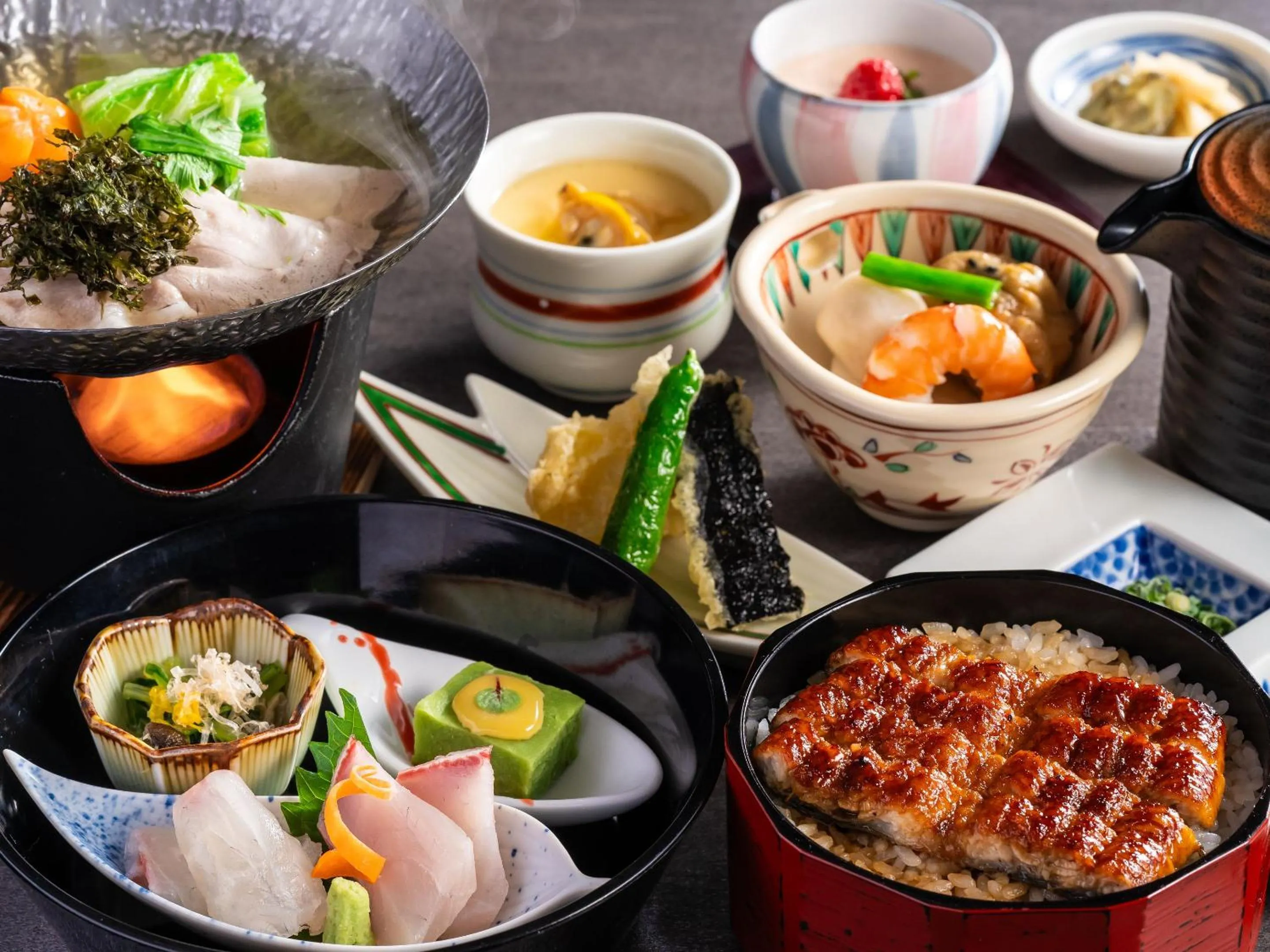 Food in KAMENOI HOTEL Yanagawa