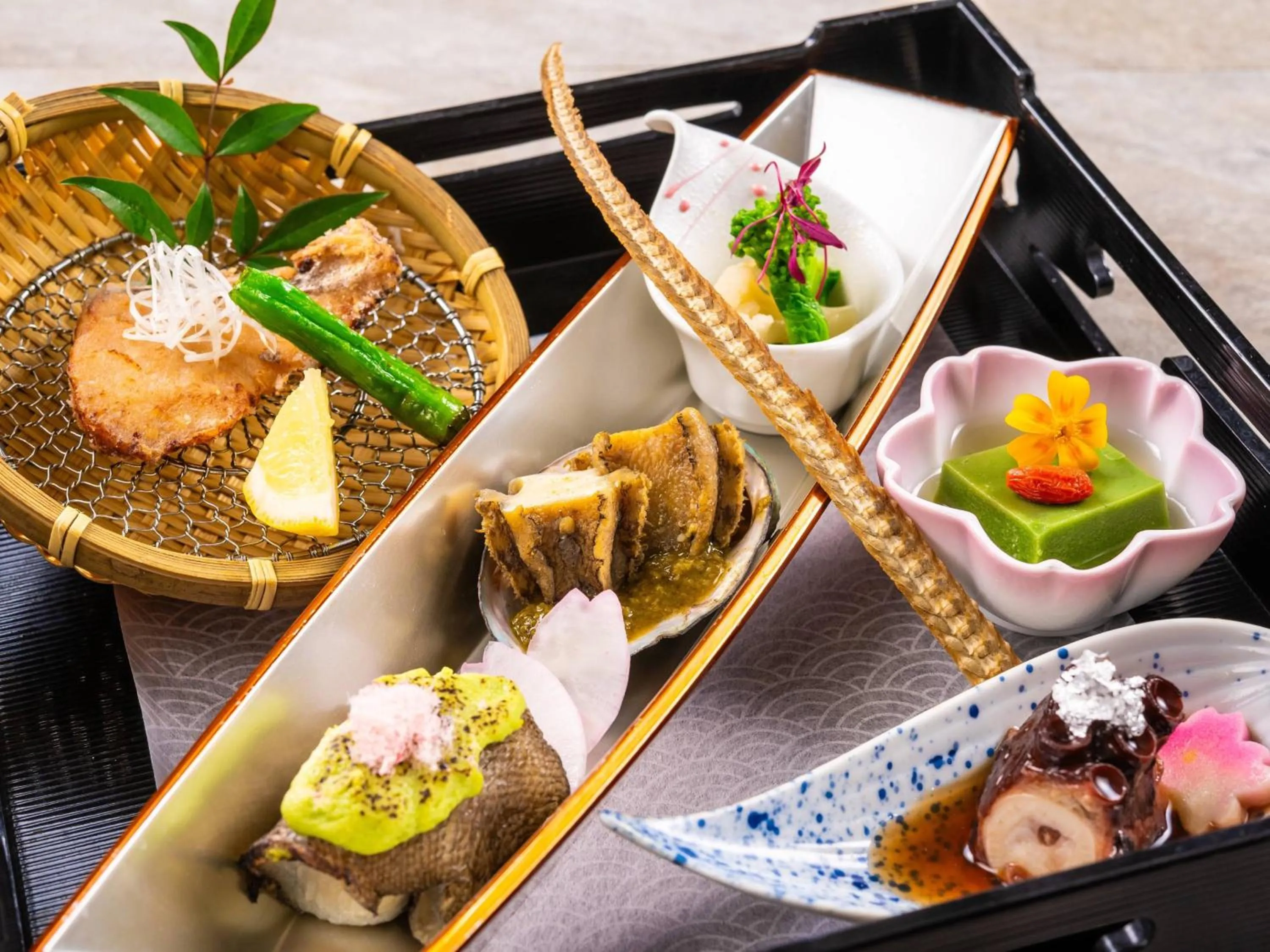 Dinner in KAMENOI HOTEL Yanagawa