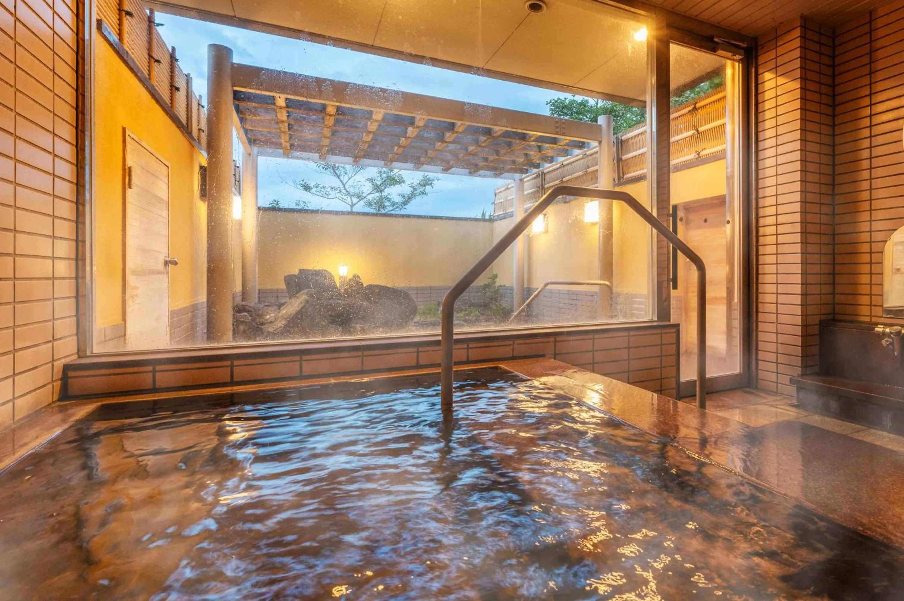 Hot Spring Bath in KAMENOI HOTEL Yanagawa