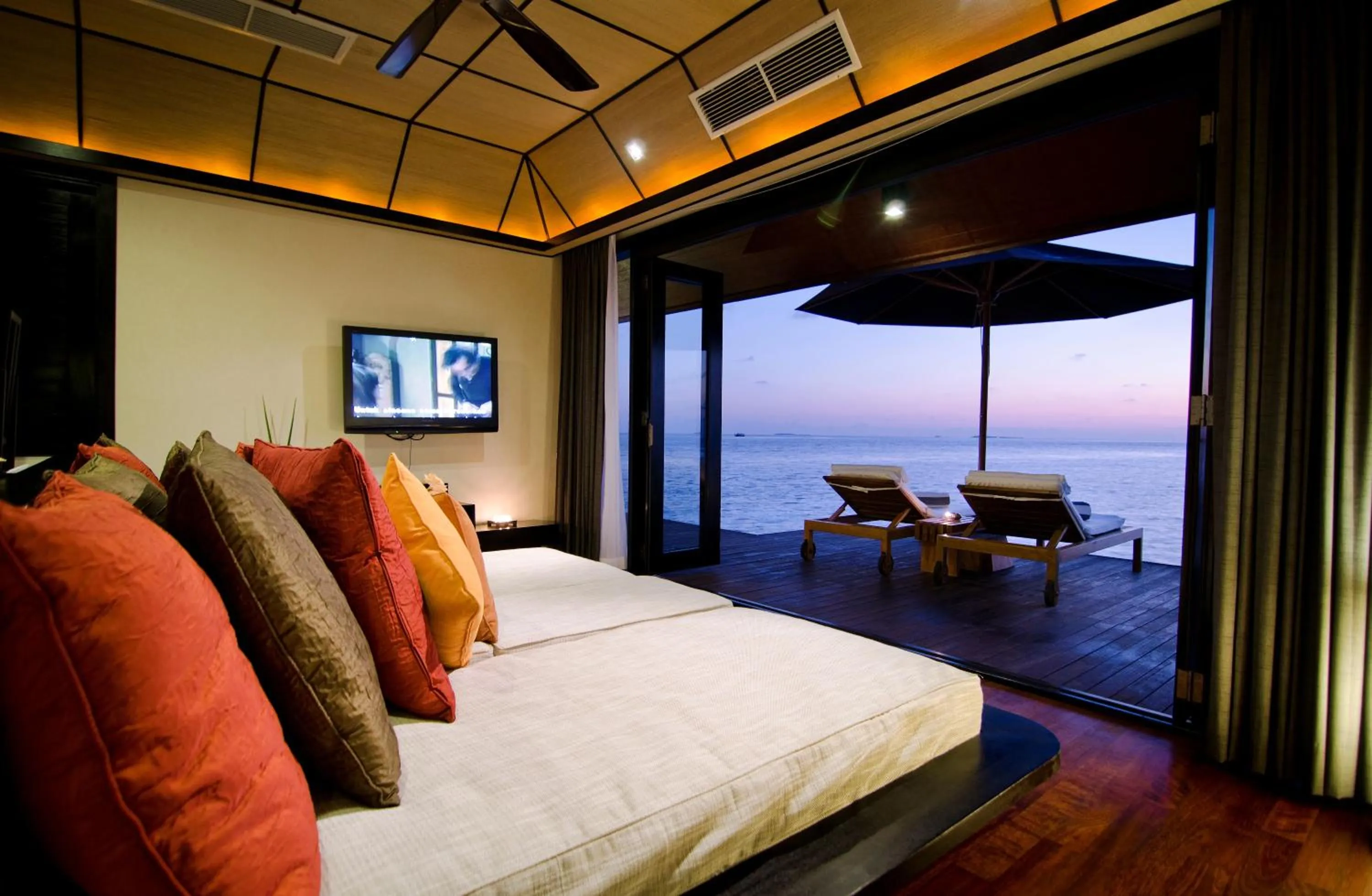 Bedroom, Bed in Lily Beach Resort and Spa - All Inclusive