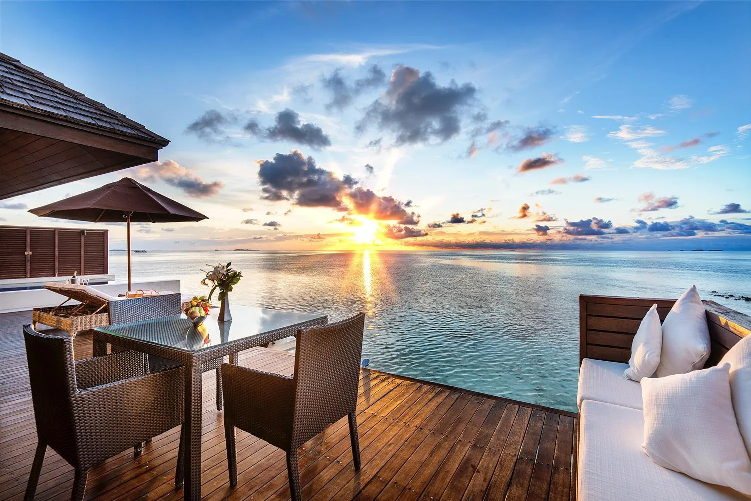 Balcony/Terrace in Lily Beach Resort and Spa - All Inclusive