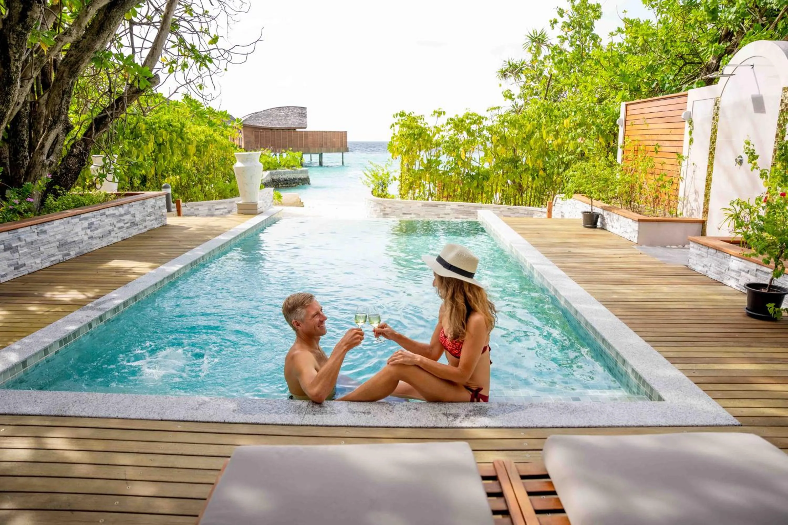 Swimming pool in Lily Beach Resort and Spa - All Inclusive