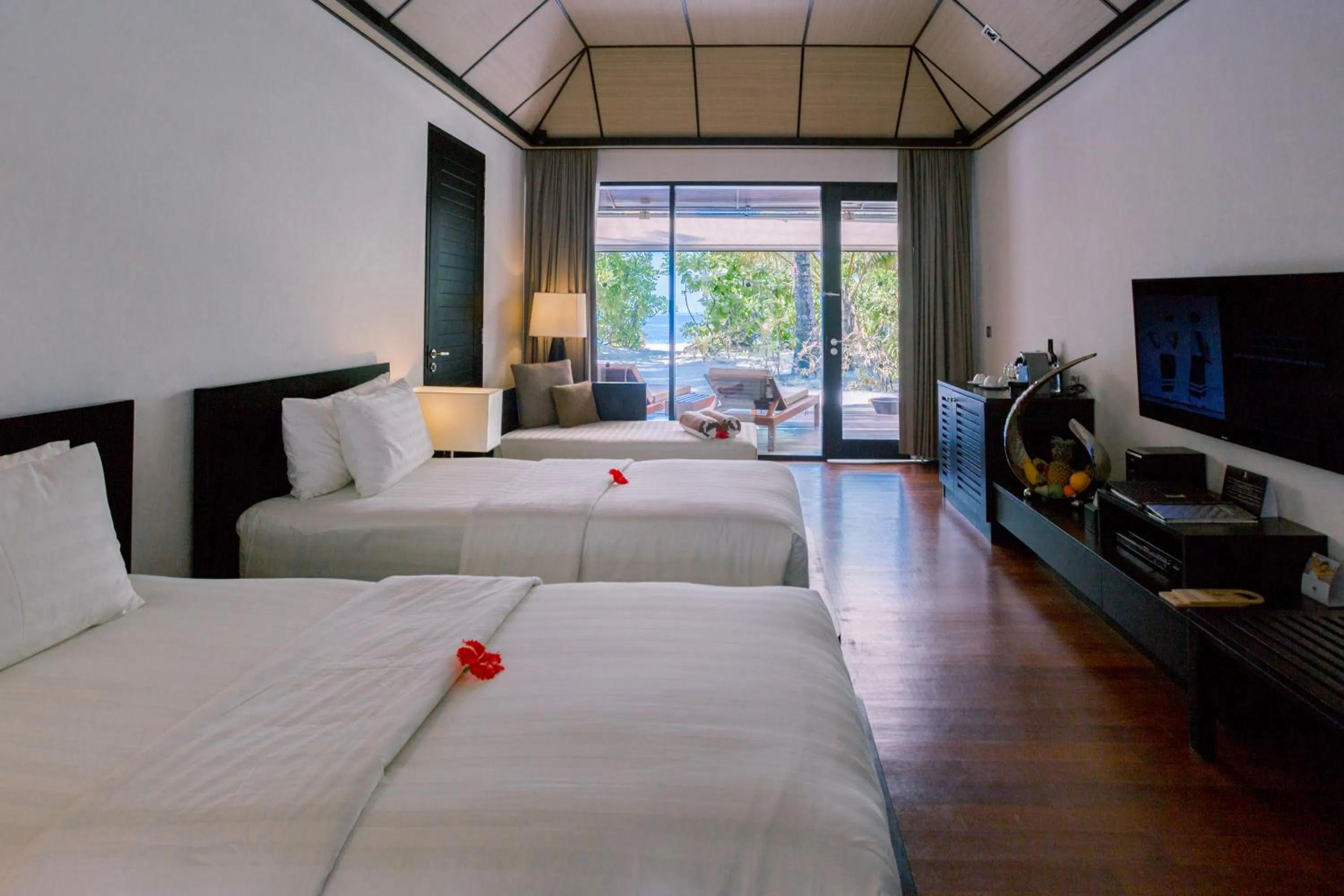 Bedroom, Bed in Lily Beach Resort and Spa - All Inclusive