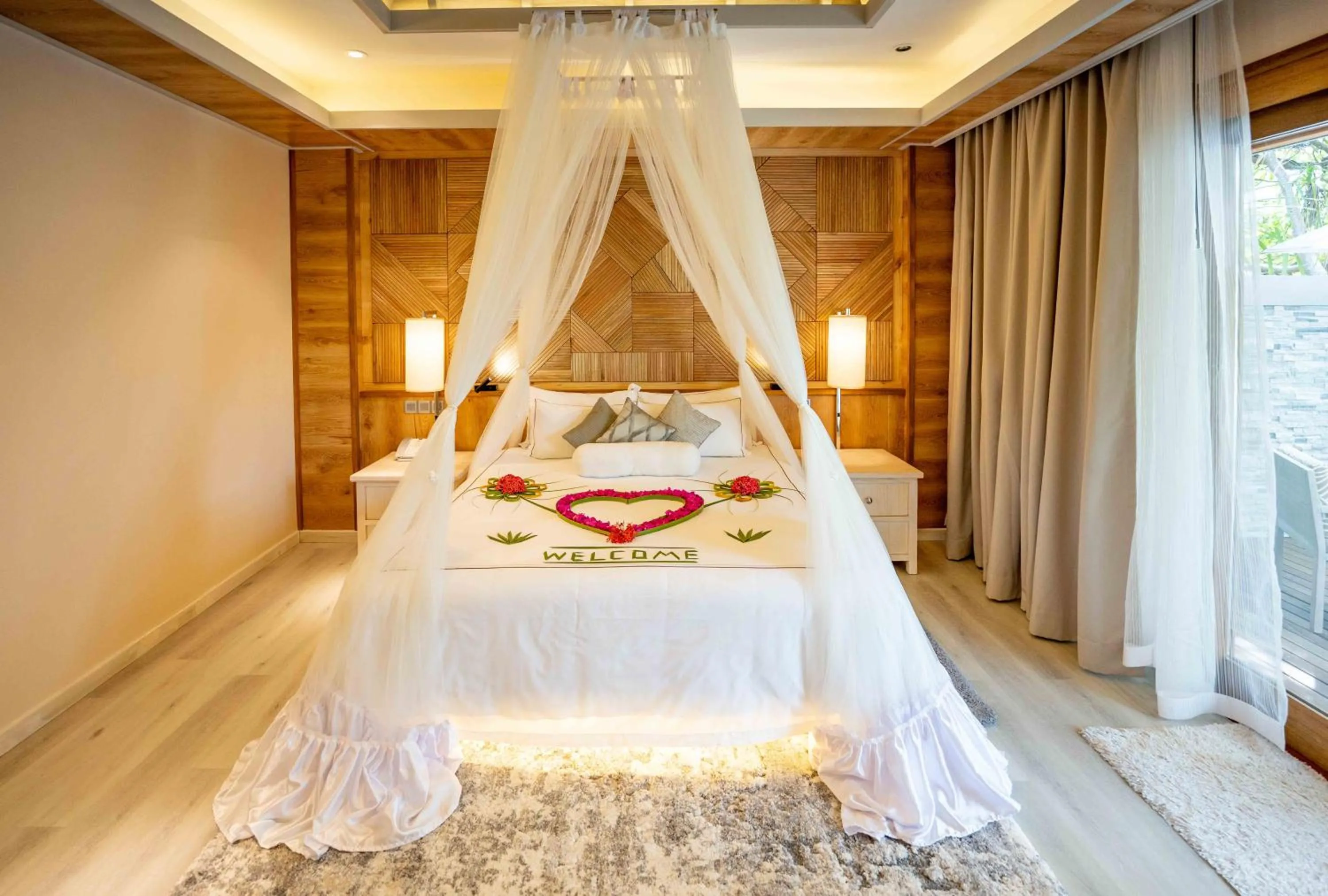 Bedroom, Bed in Lily Beach Resort and Spa - All Inclusive