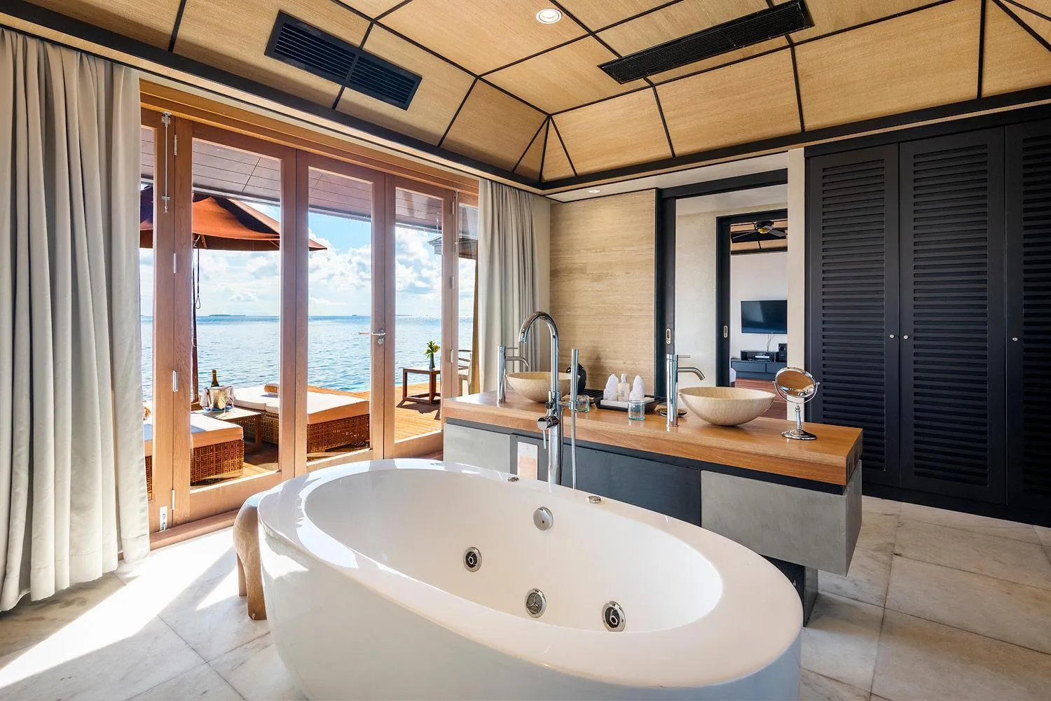 Toilet in Lily Beach Resort and Spa - All Inclusive