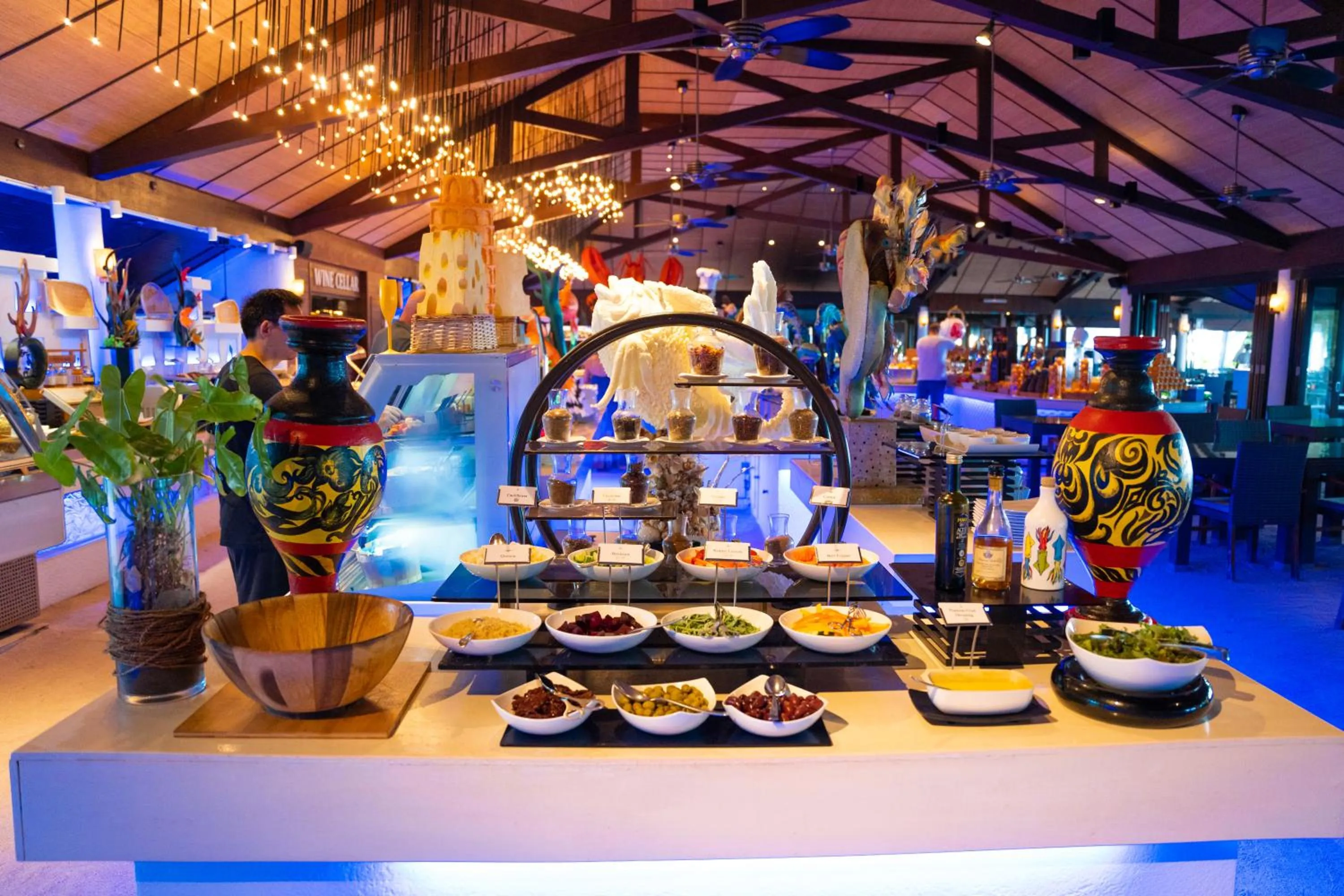 Buffet breakfast in Lily Beach Resort and Spa - All Inclusive