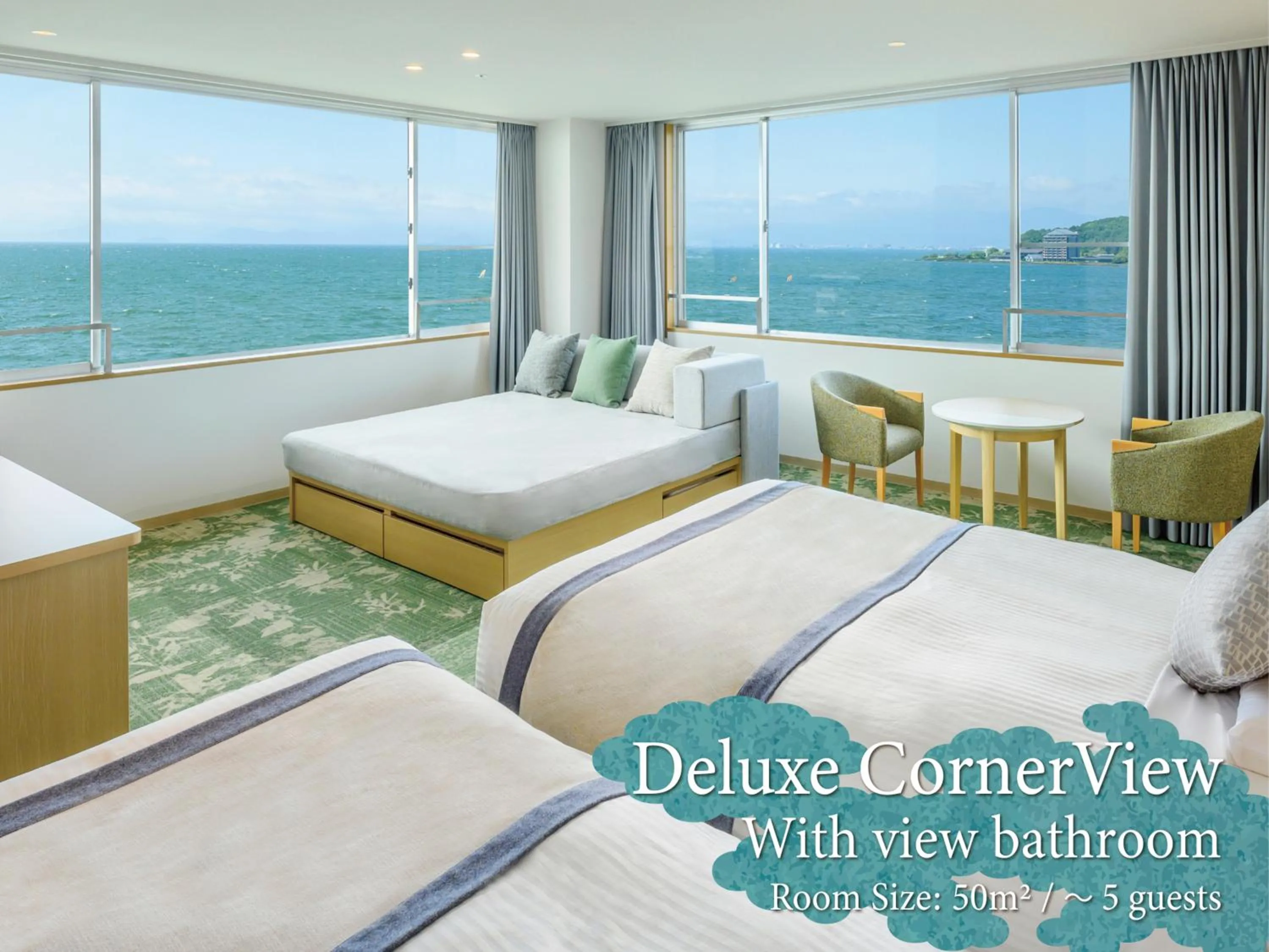 Photo of the whole room, Bed in KAMENOI HOTEL Hikone