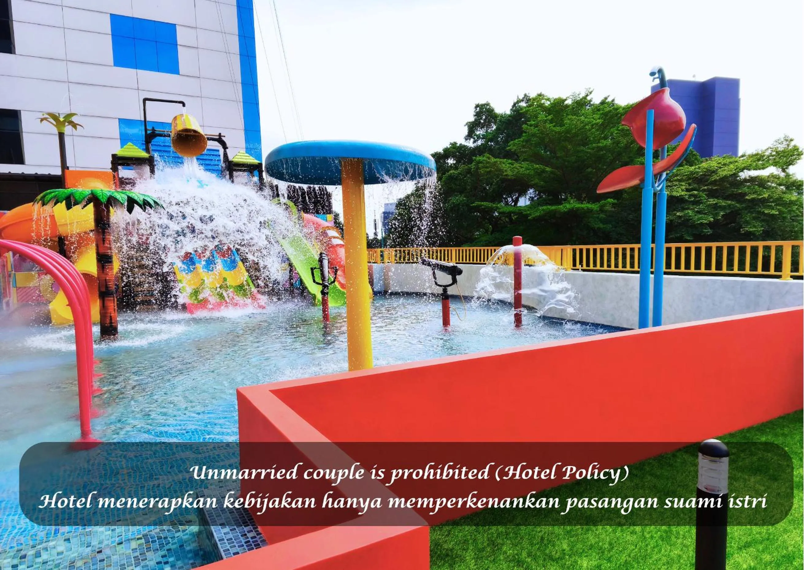 Children play ground in Hotel Gren Alia Cikini