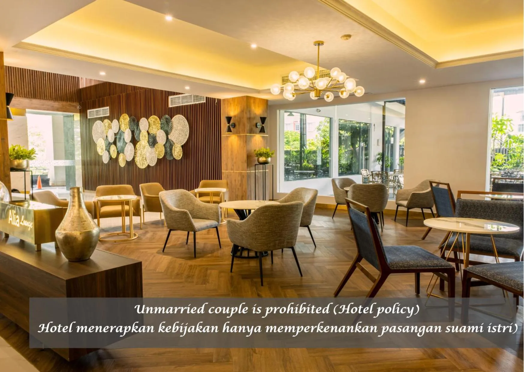 Lounge or bar in Hotel Gren Alia Cikini