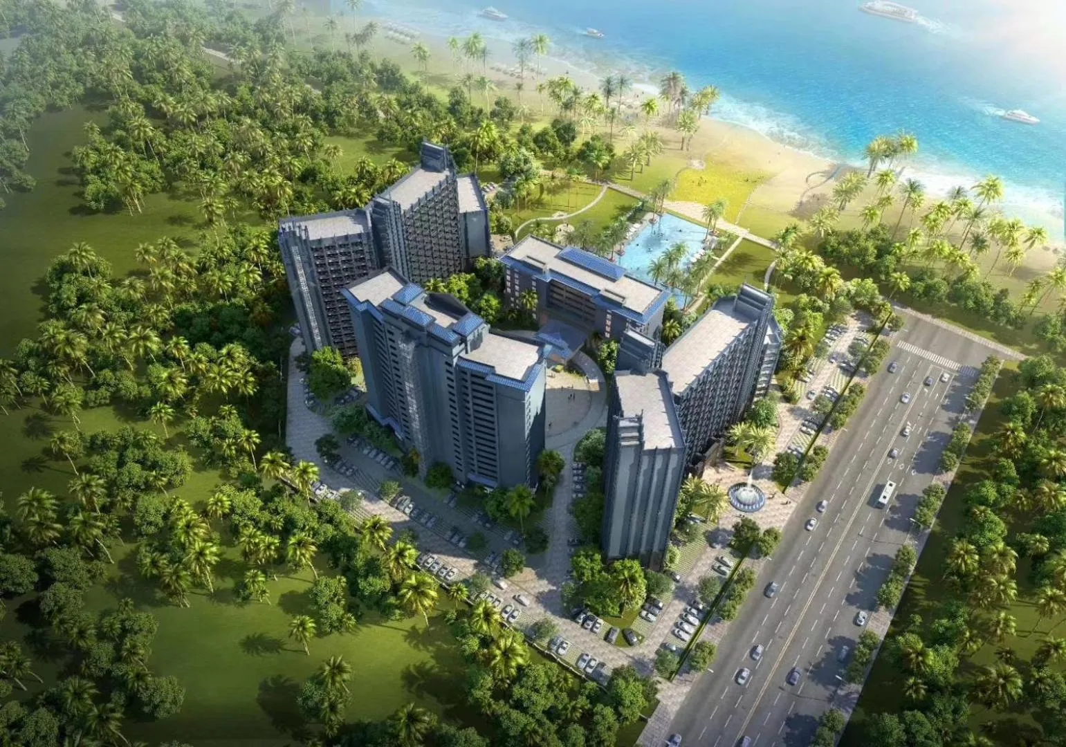 Bird's eye view in Wyndham Garden Wenchang Nanguo