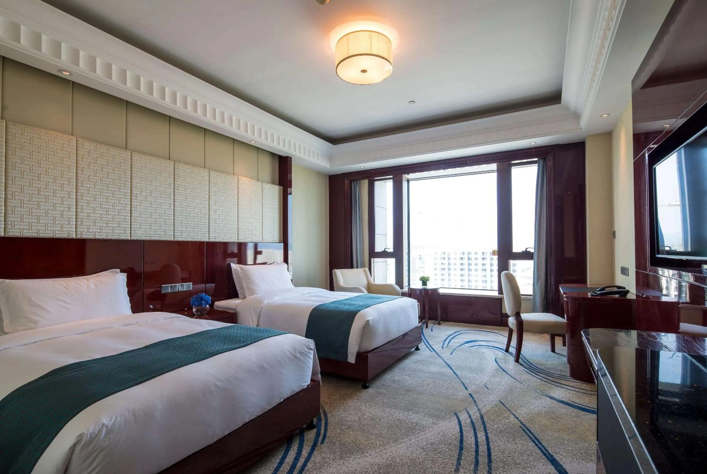 Photo of the whole room, Bed in Wyndham Zhuji West