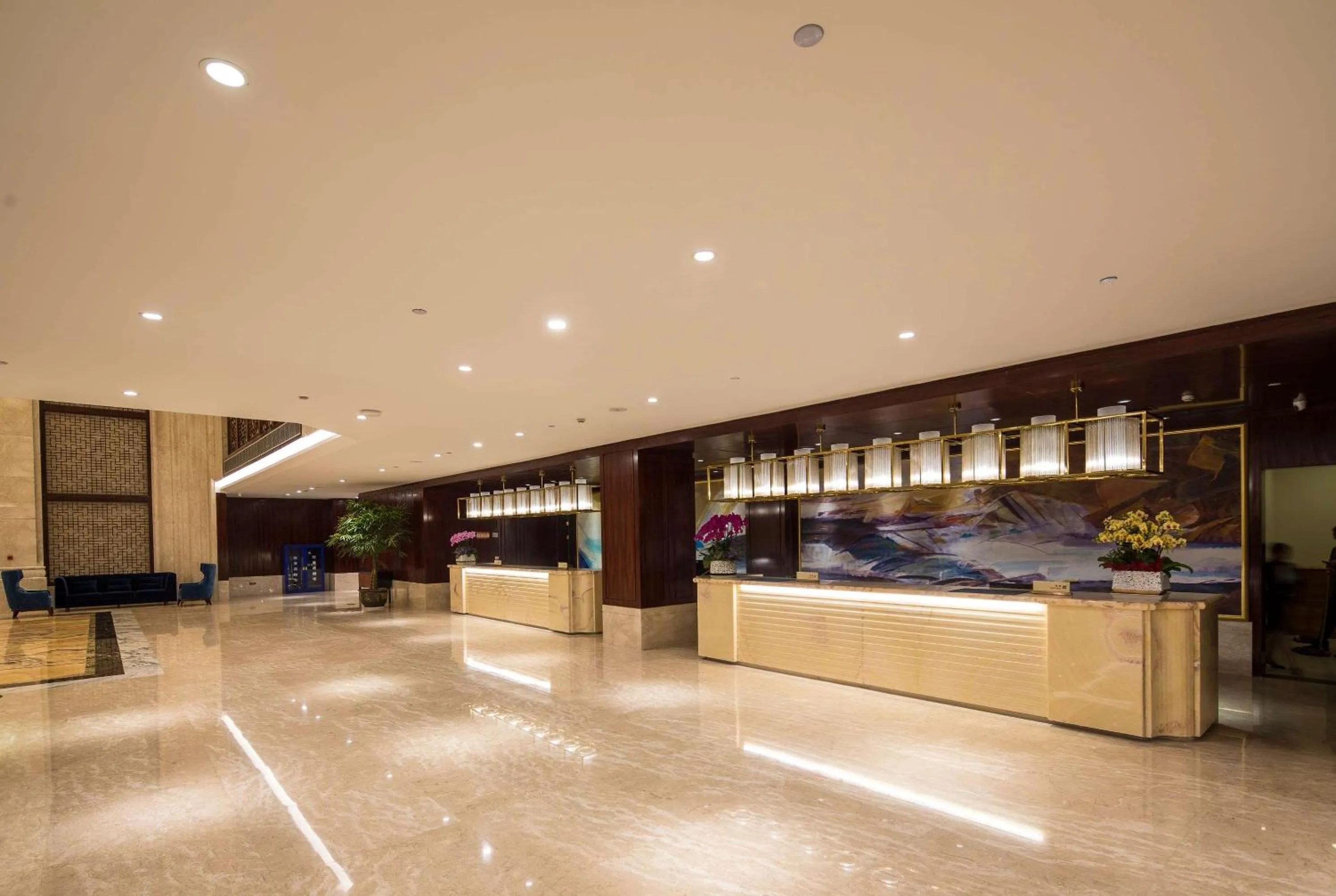 Lobby or reception in Wyndham Zhuji West