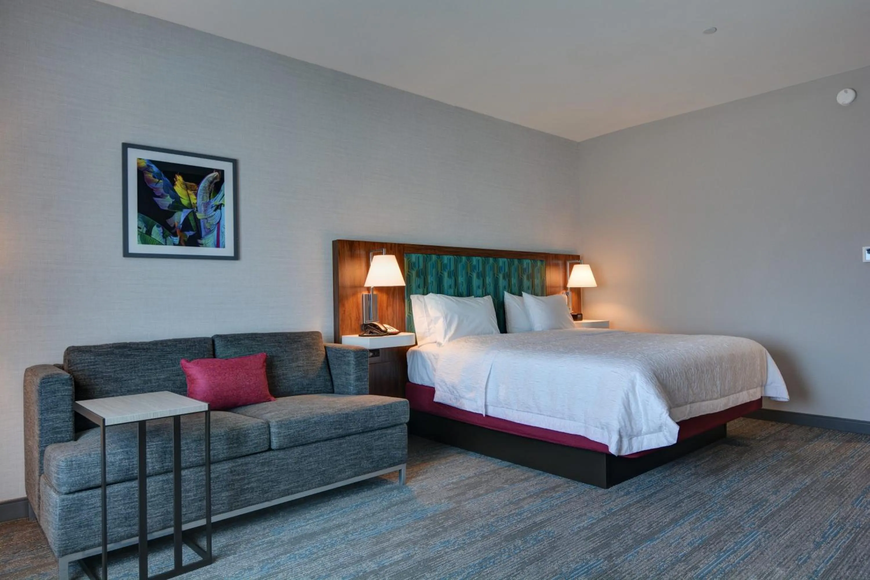 Bed in Hampton Inn & Suites Middleburg, Fl