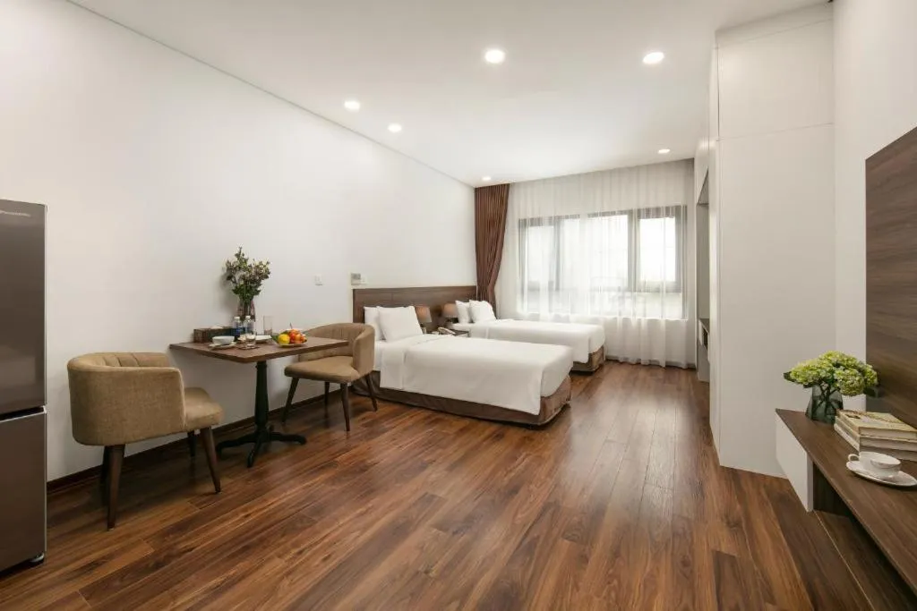 Bedroom, Bed in Nesta Boutique Hotel Hanoi