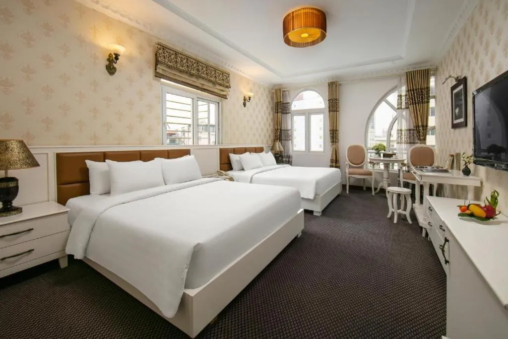 Bedroom, Bed in Nesta Boutique Hotel Hanoi