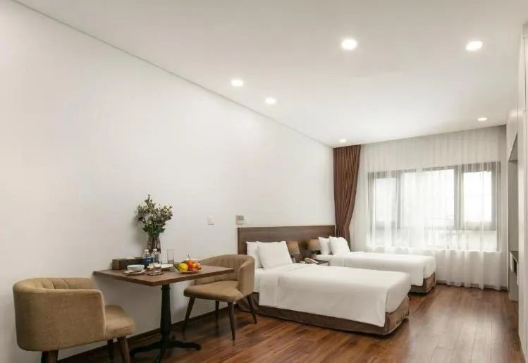 Bed in Nesta Boutique Hotel Hanoi