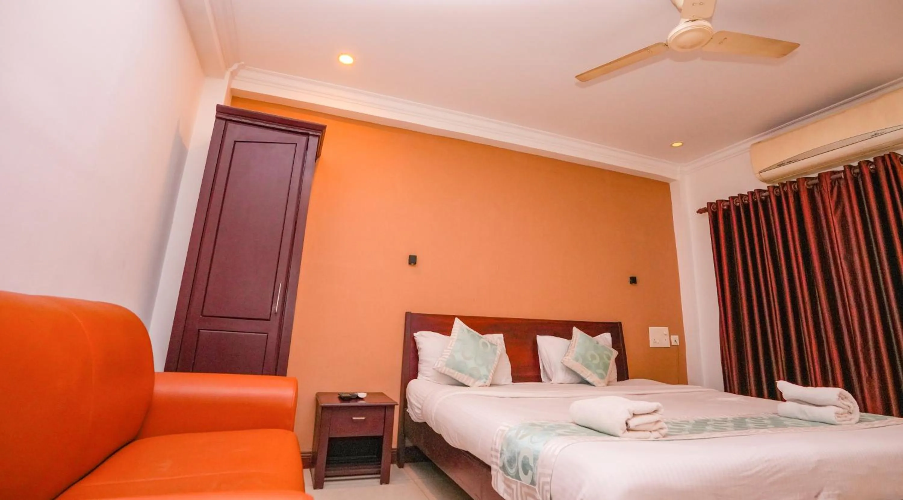 Bed in Hotel Pearl Palace