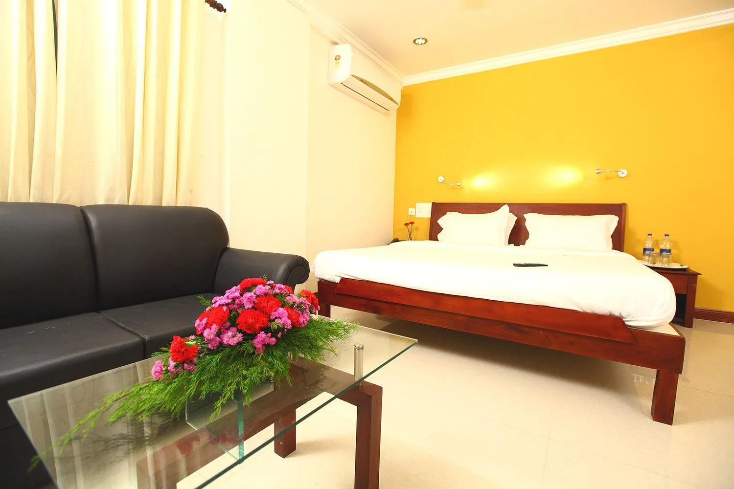 Bed in Hotel Pearl Palace