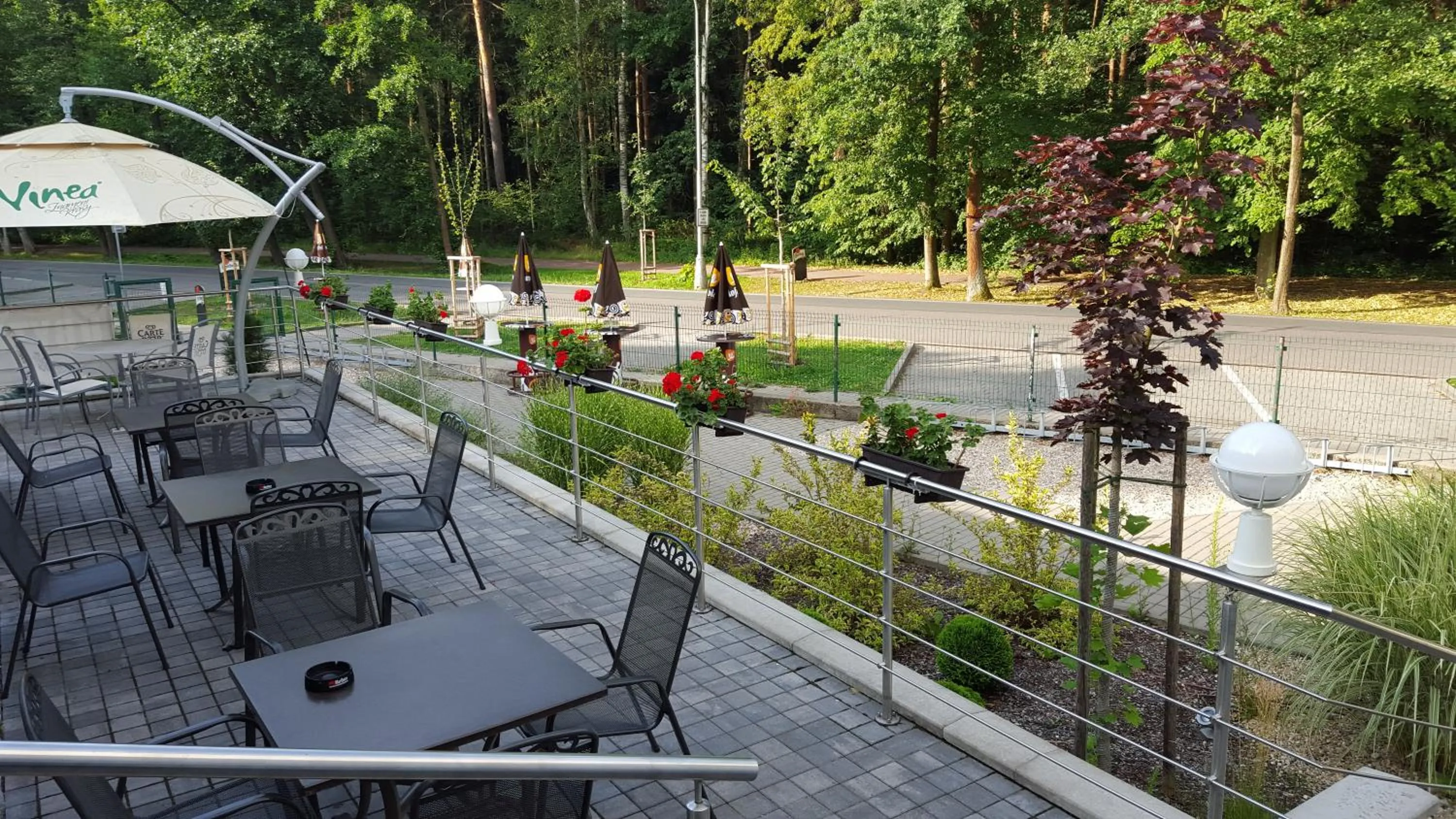 Balcony/Terrace in Restaurace a penzion Zděná Bouda