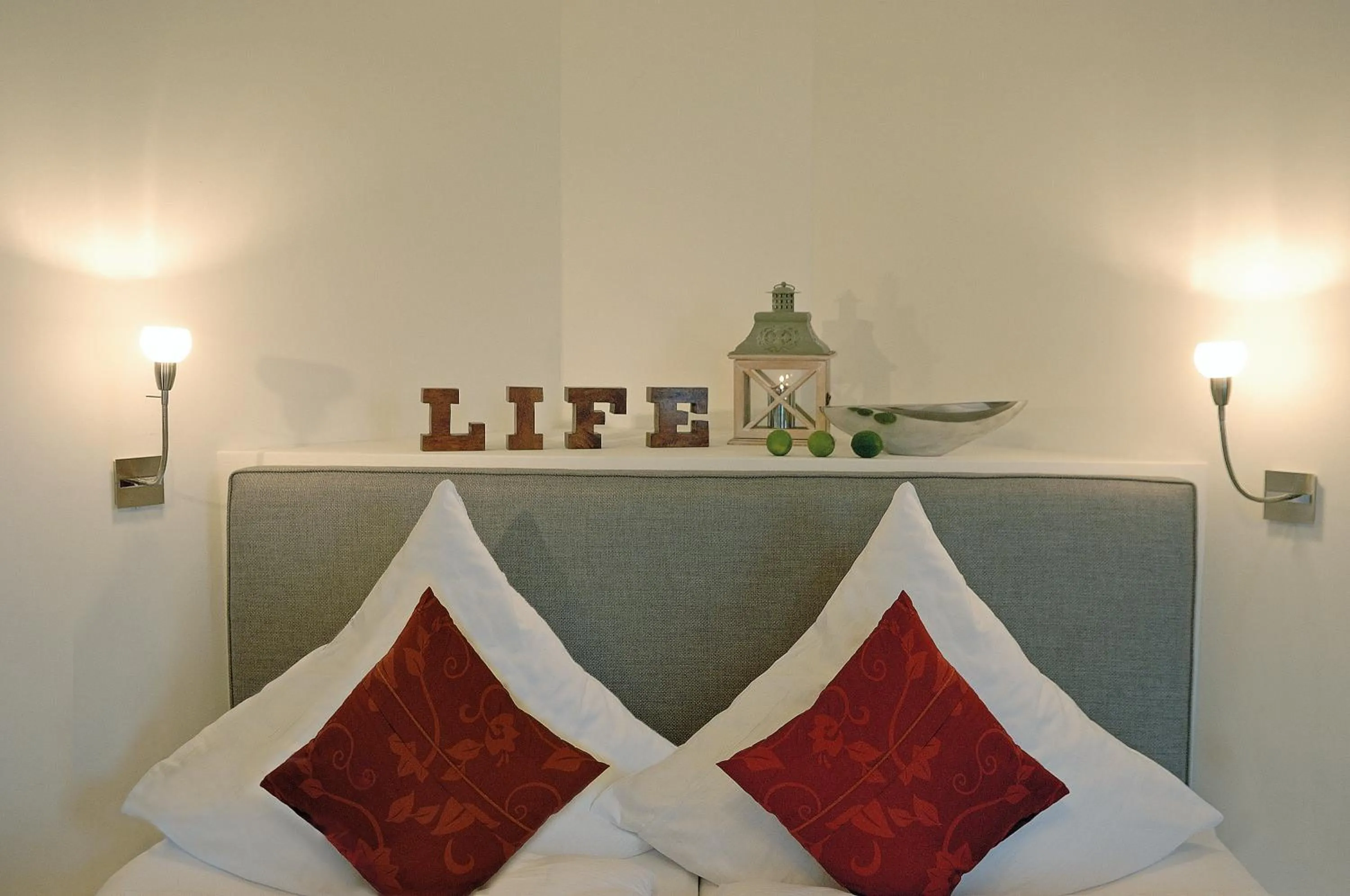 Decorative detail, Bed in Landhaus Heidekrug