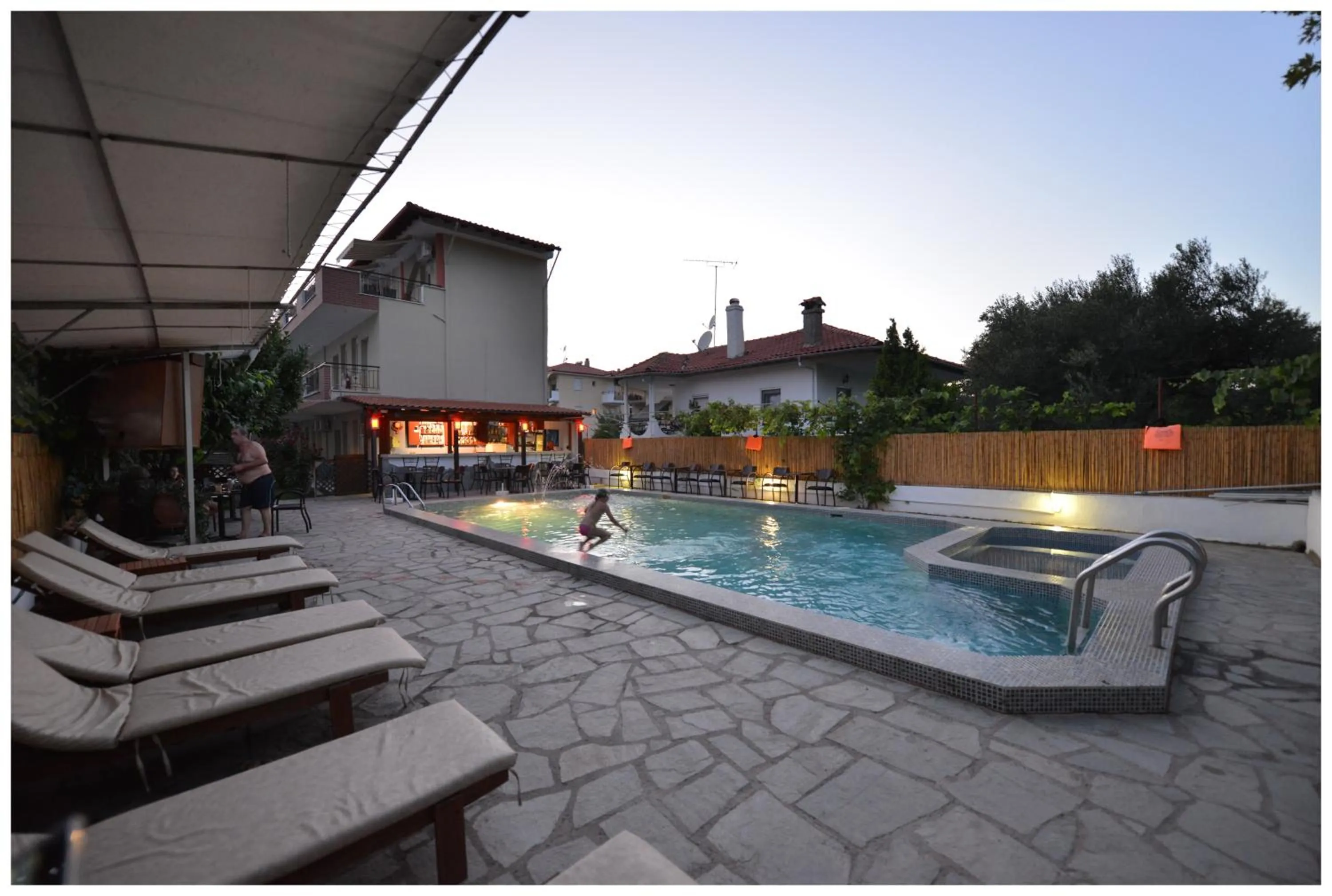 Swimming pool in Anna Christina Apartments