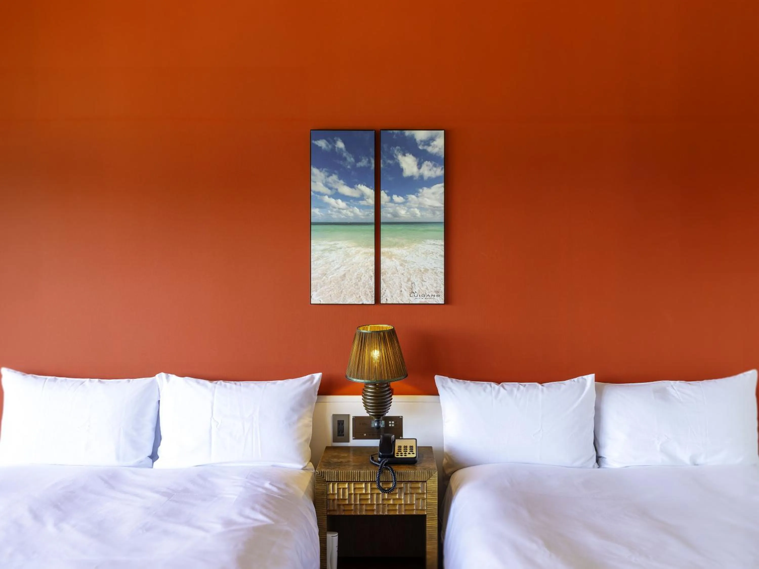 Bed in The Luigans Spa and Resort