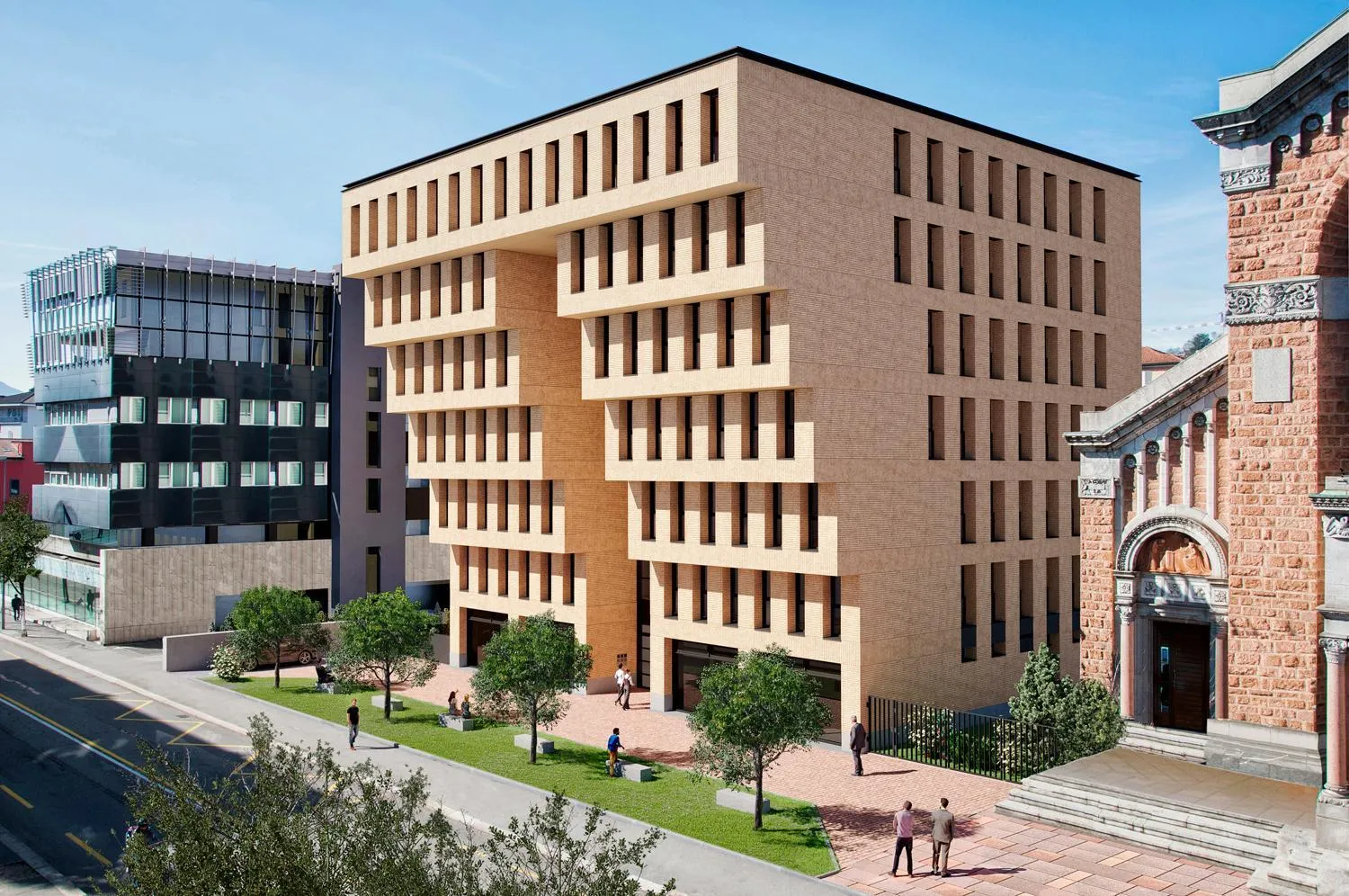 Property building in Swiss Hotel Apartments - Lugano