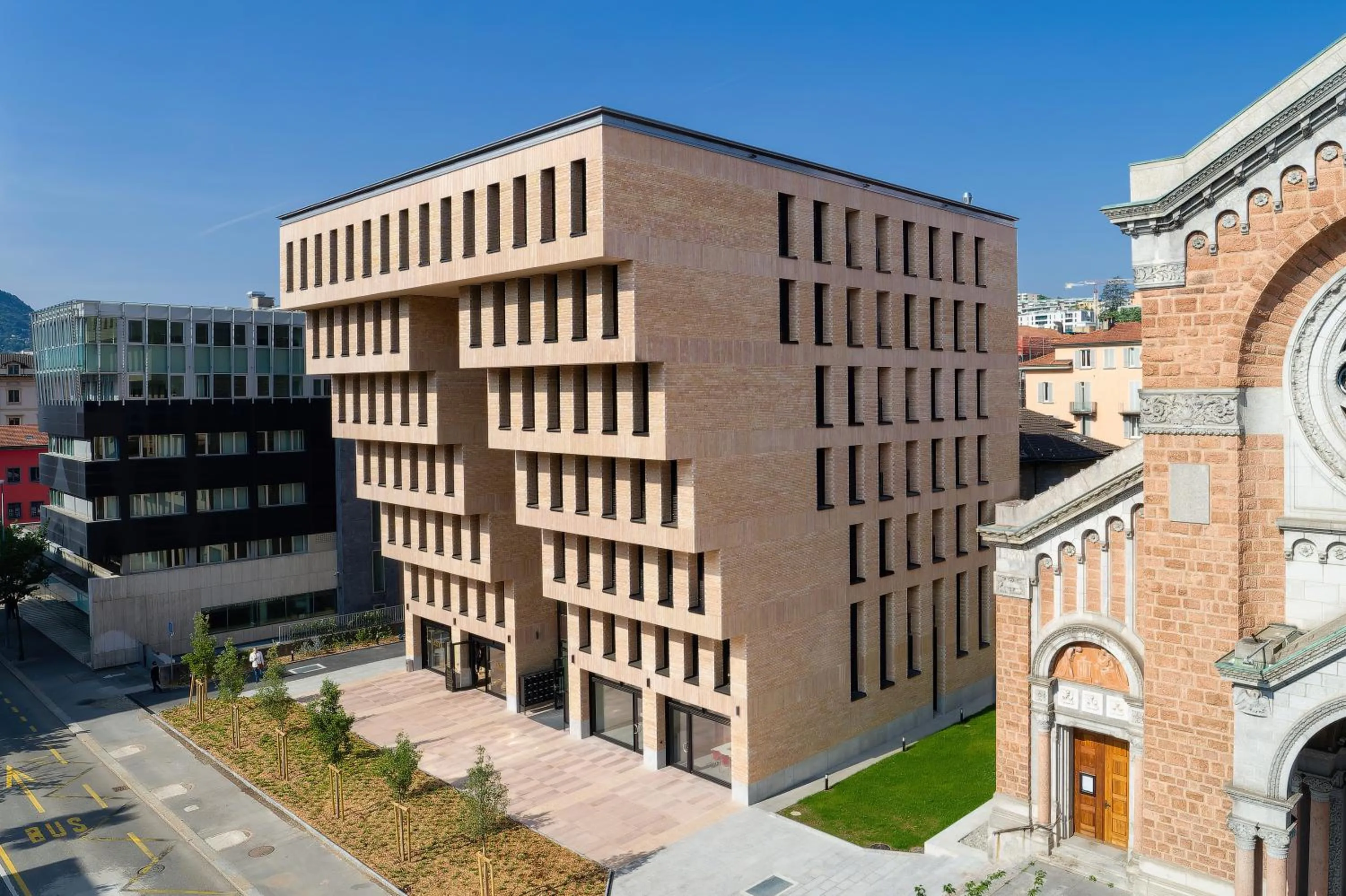 Property building in Swiss Hotel Apartments - Lugano