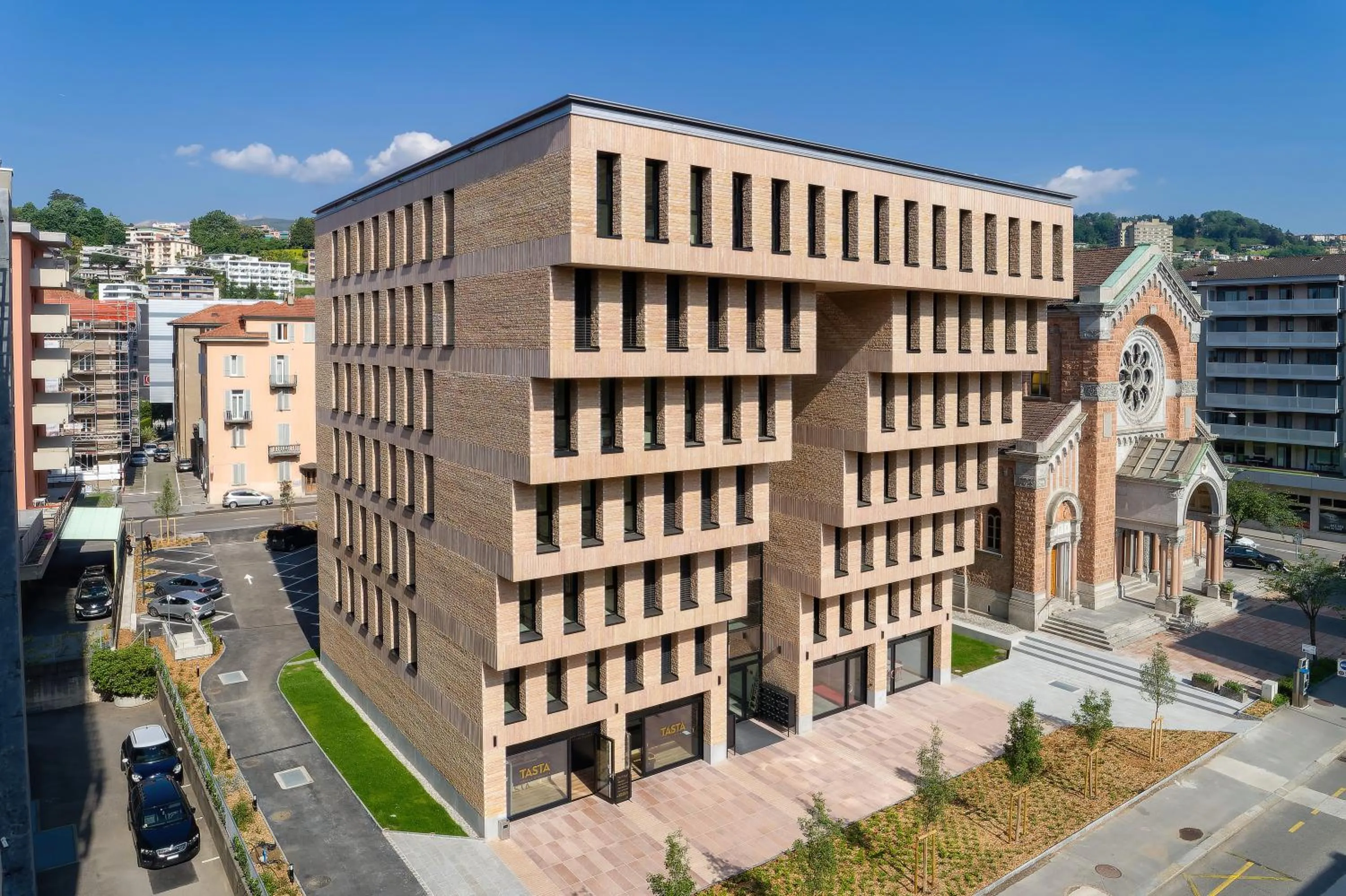 Property building in Swiss Hotel Apartments - Lugano