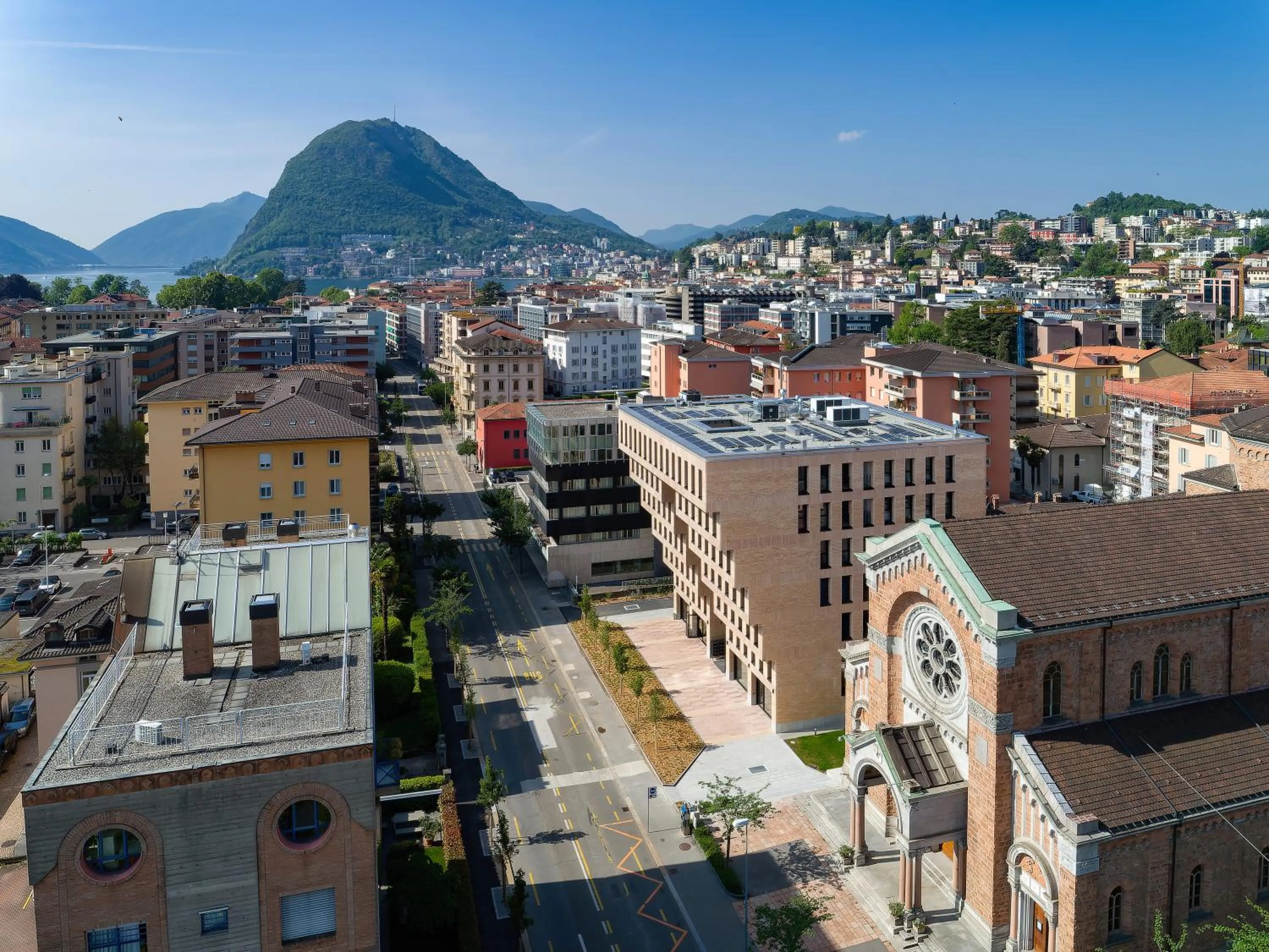Property building in Swiss Hotel Apartments - Lugano