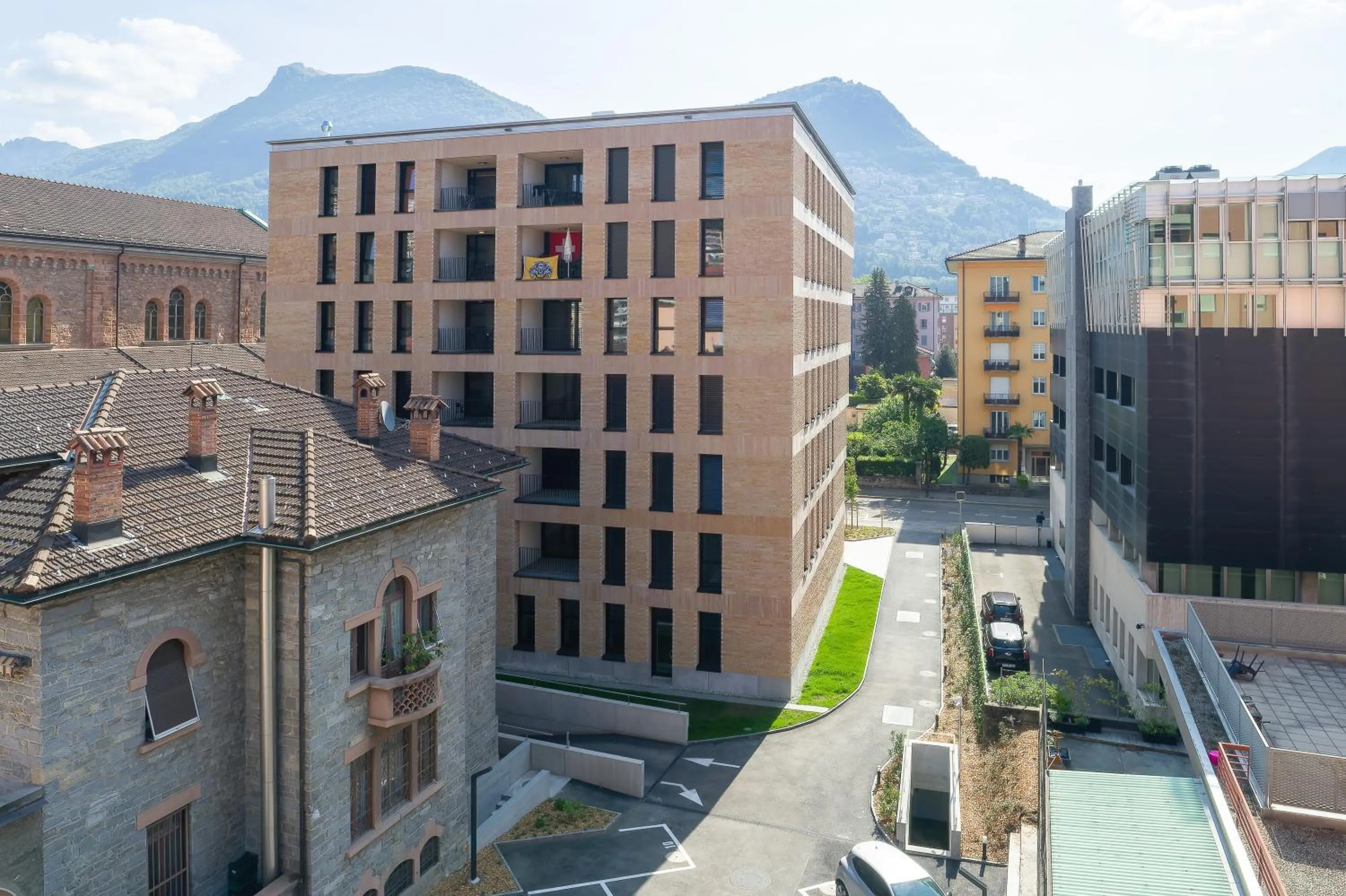 Property building in Swiss Hotel Apartments - Lugano