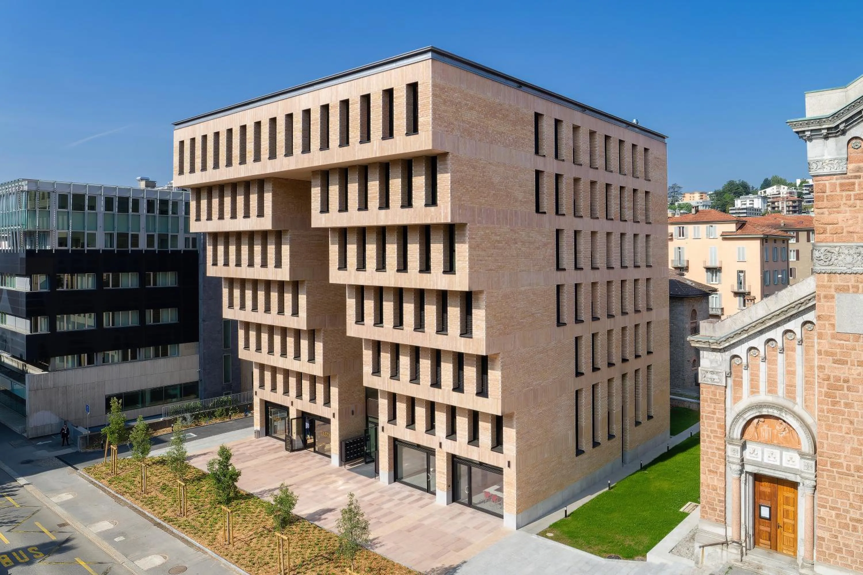 Property building in Swiss Hotel Apartments - Lugano