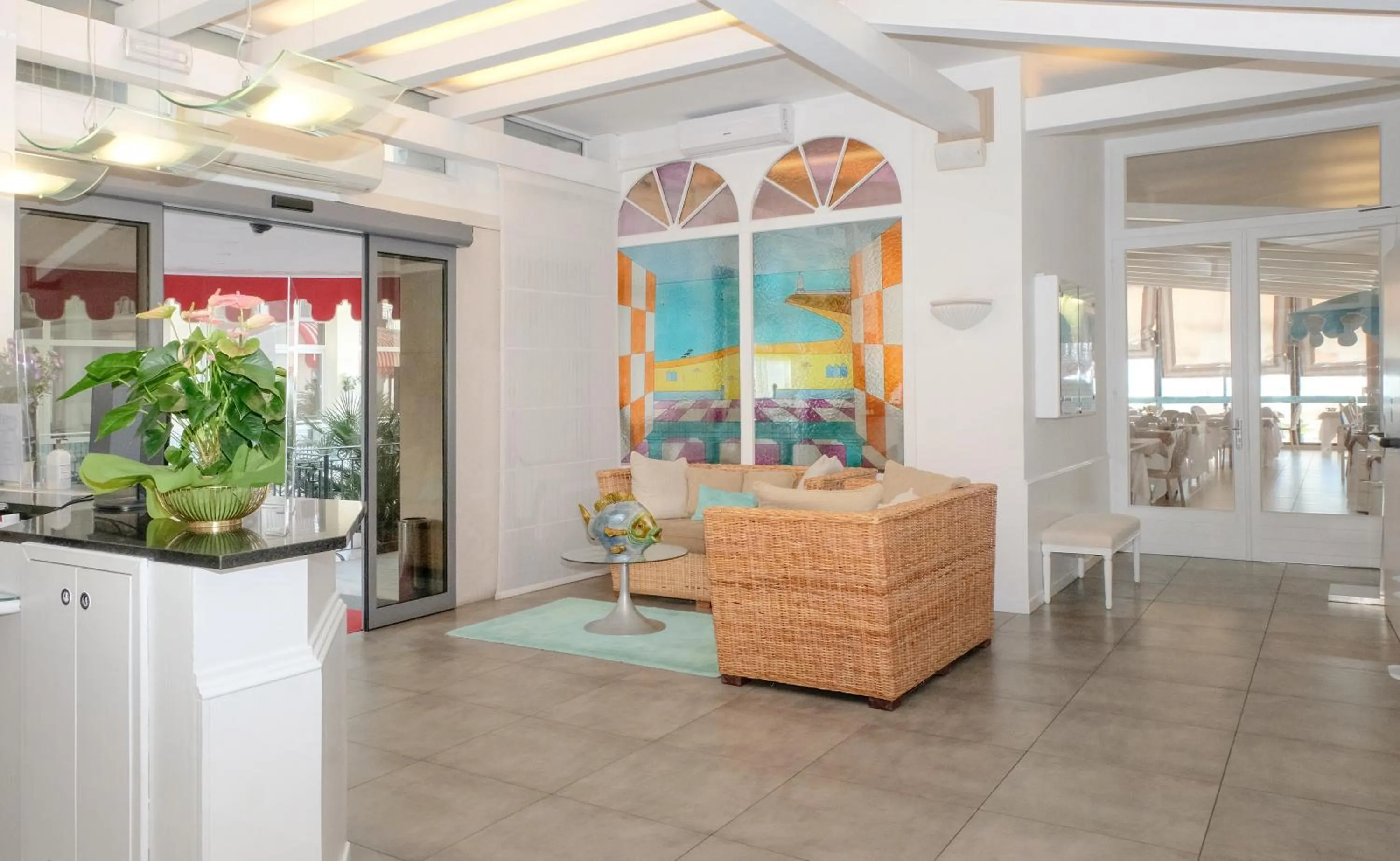 Lobby or reception in Hotel Manila