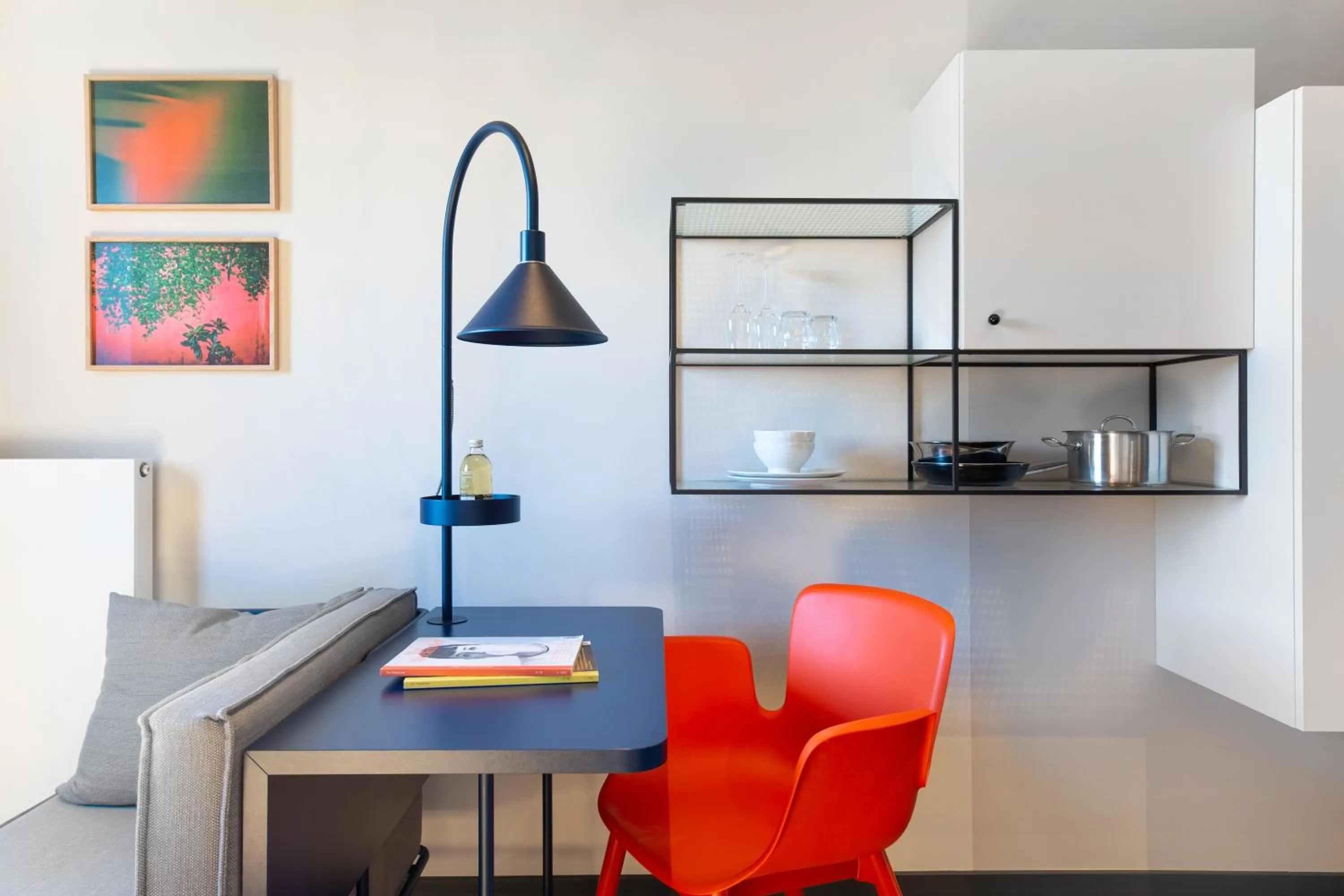 Living room in STAYERY Bielefeld Hauptbahnhof