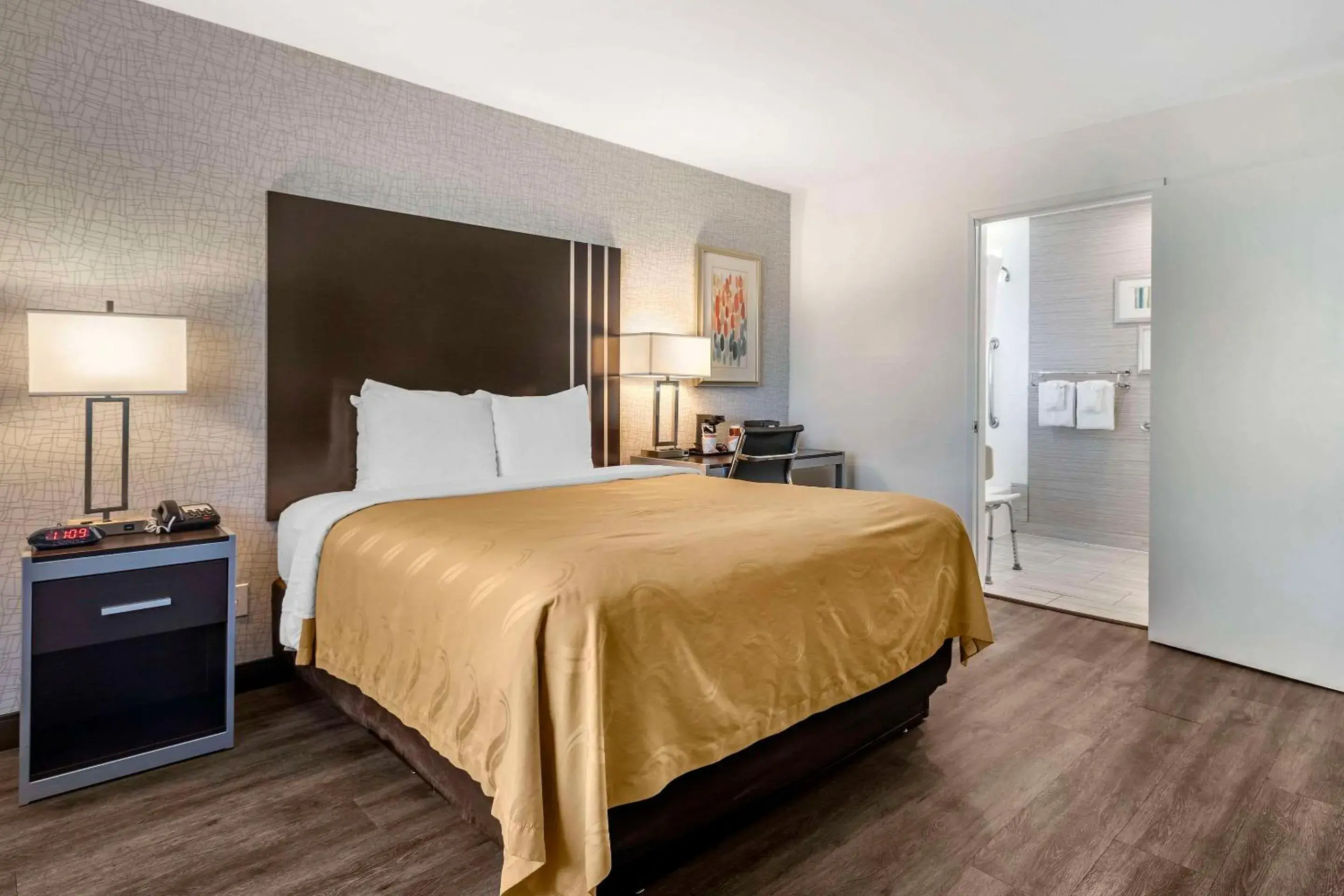 Accessible Room, 1 Queen Bed, Tub, Non Smoking in Quality Inn Burbank Airport Accessible Room, 1 Queen Bed, Tub, Non Smoking in Quality Inn Burbank Airport