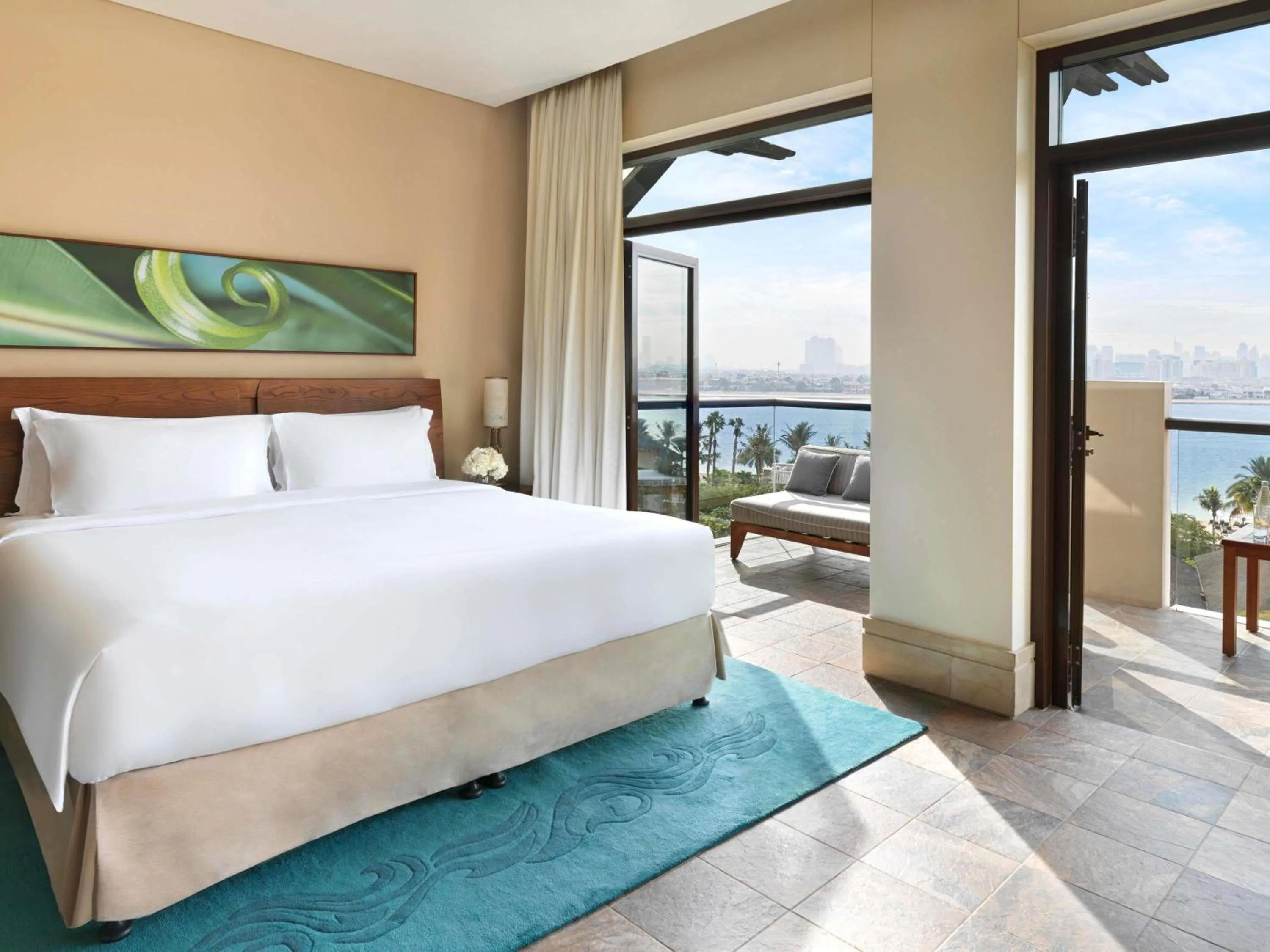 Bedroom, Bed in Sofitel Dubai The Palm Resort & Spa