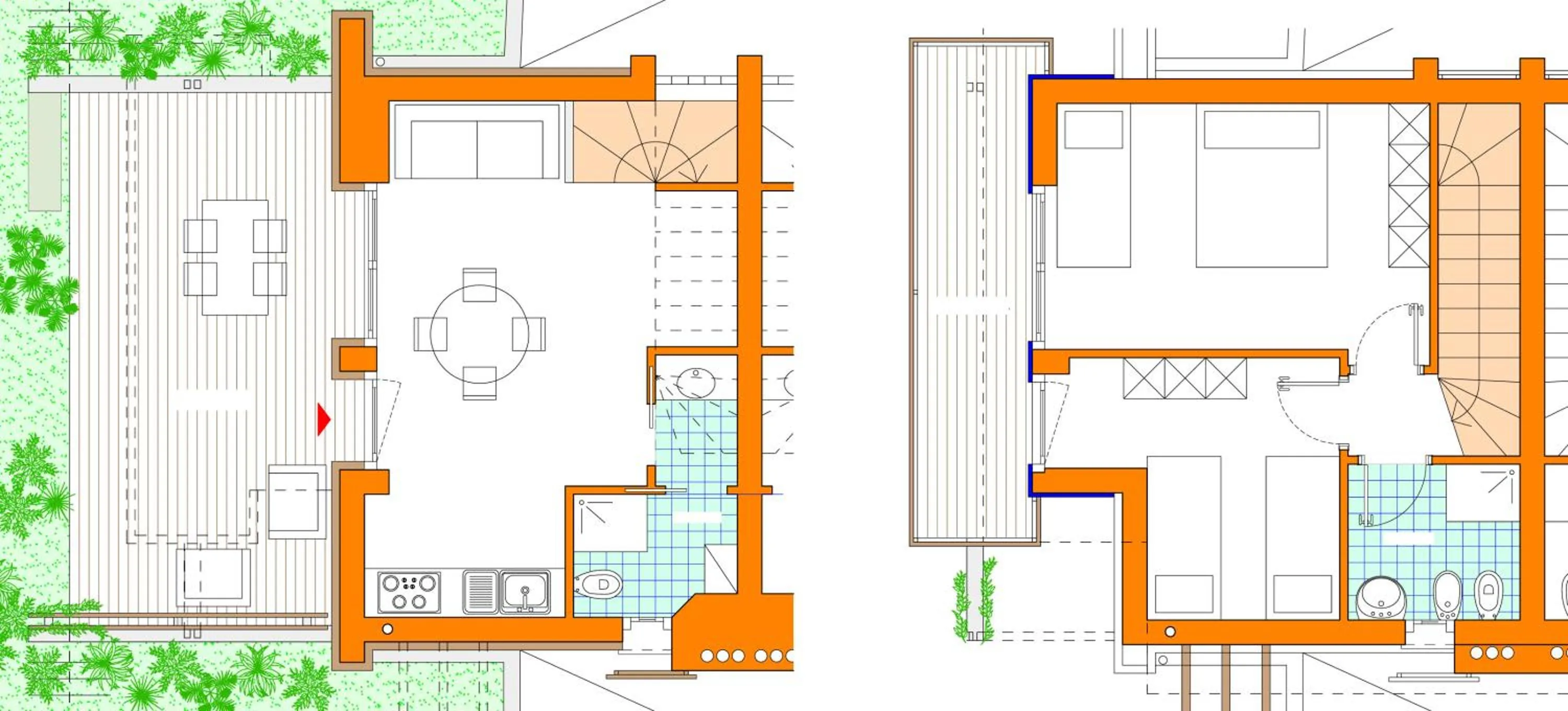 Floor plan in Bibione Mastervillage