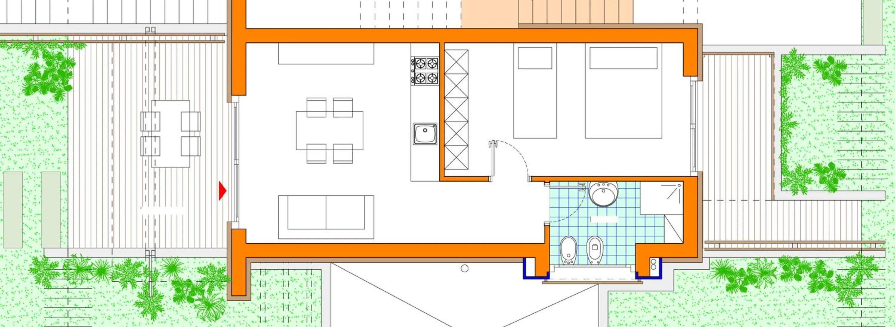Floor plan in Bibione Mastervillage