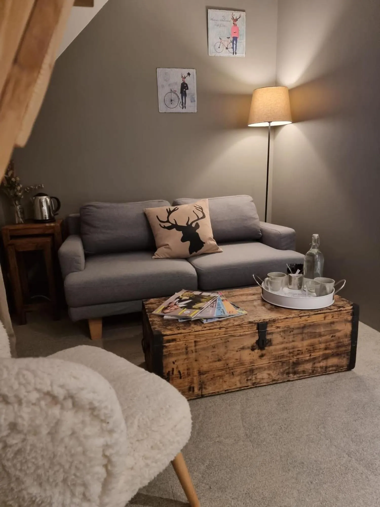 Living room in La Bastide de Barbizon