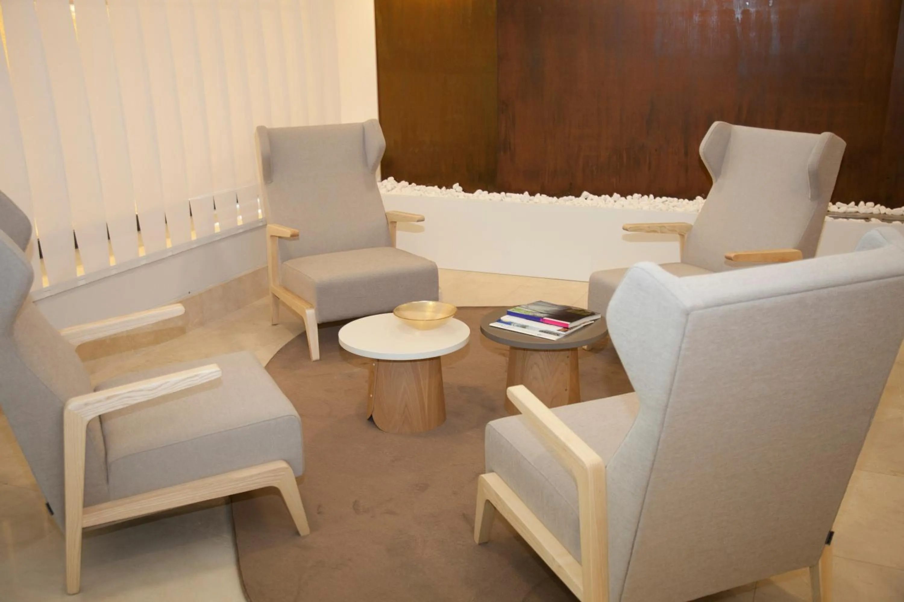 Lobby or reception in Hotel Gelmírez