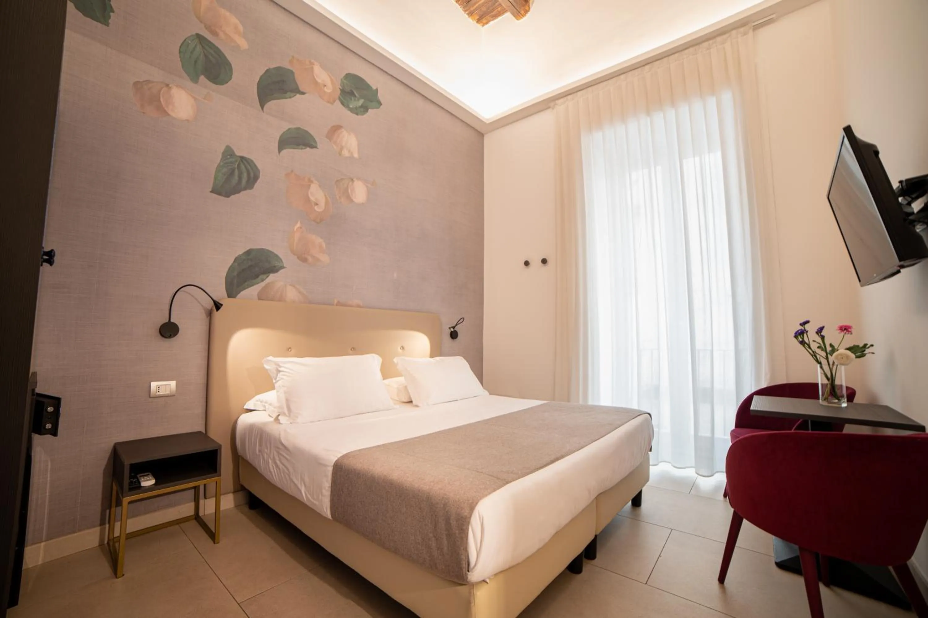 View (from property/room), Bed in B&B Napoli Time