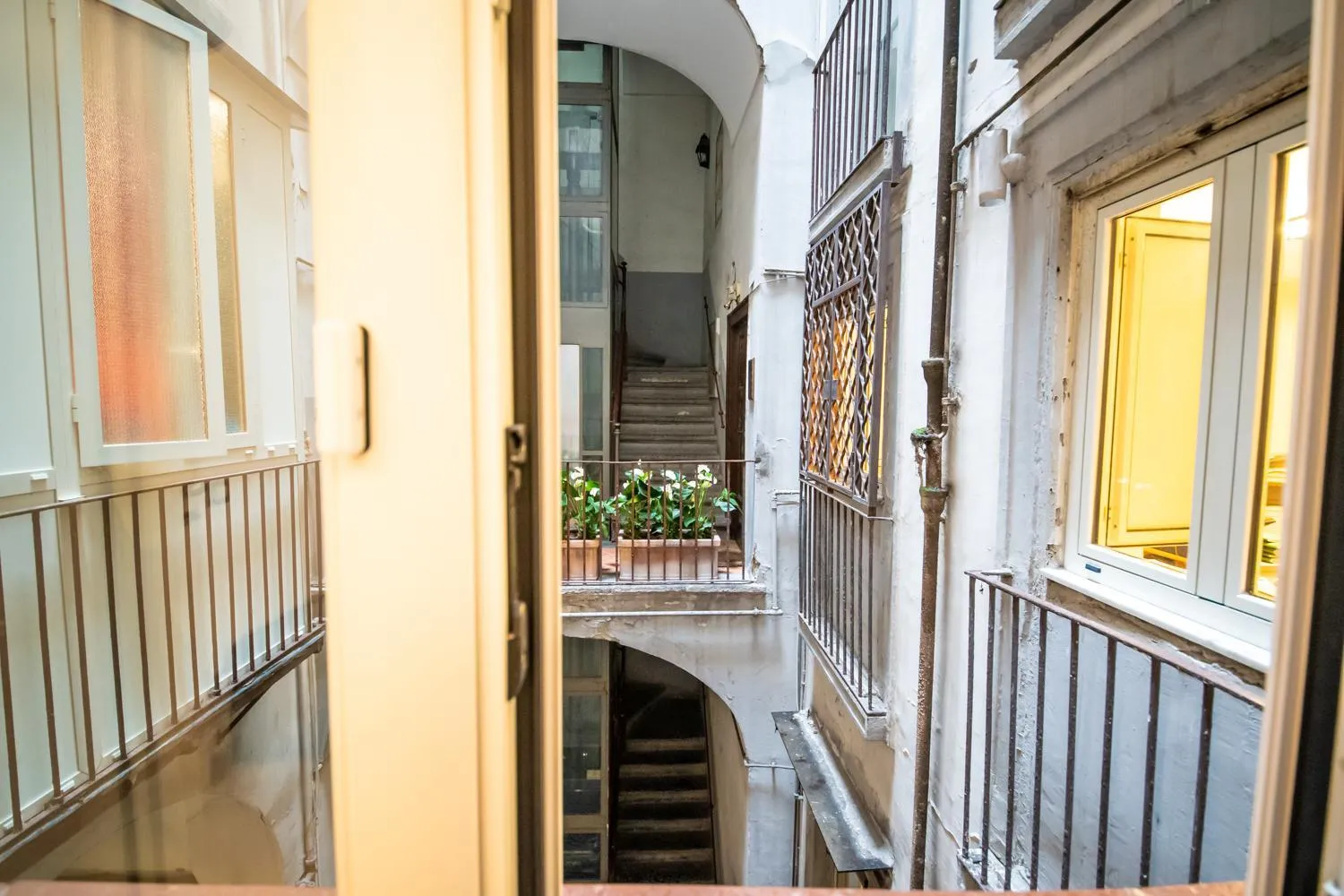 Balcony/Terrace in B&B Napoli Time