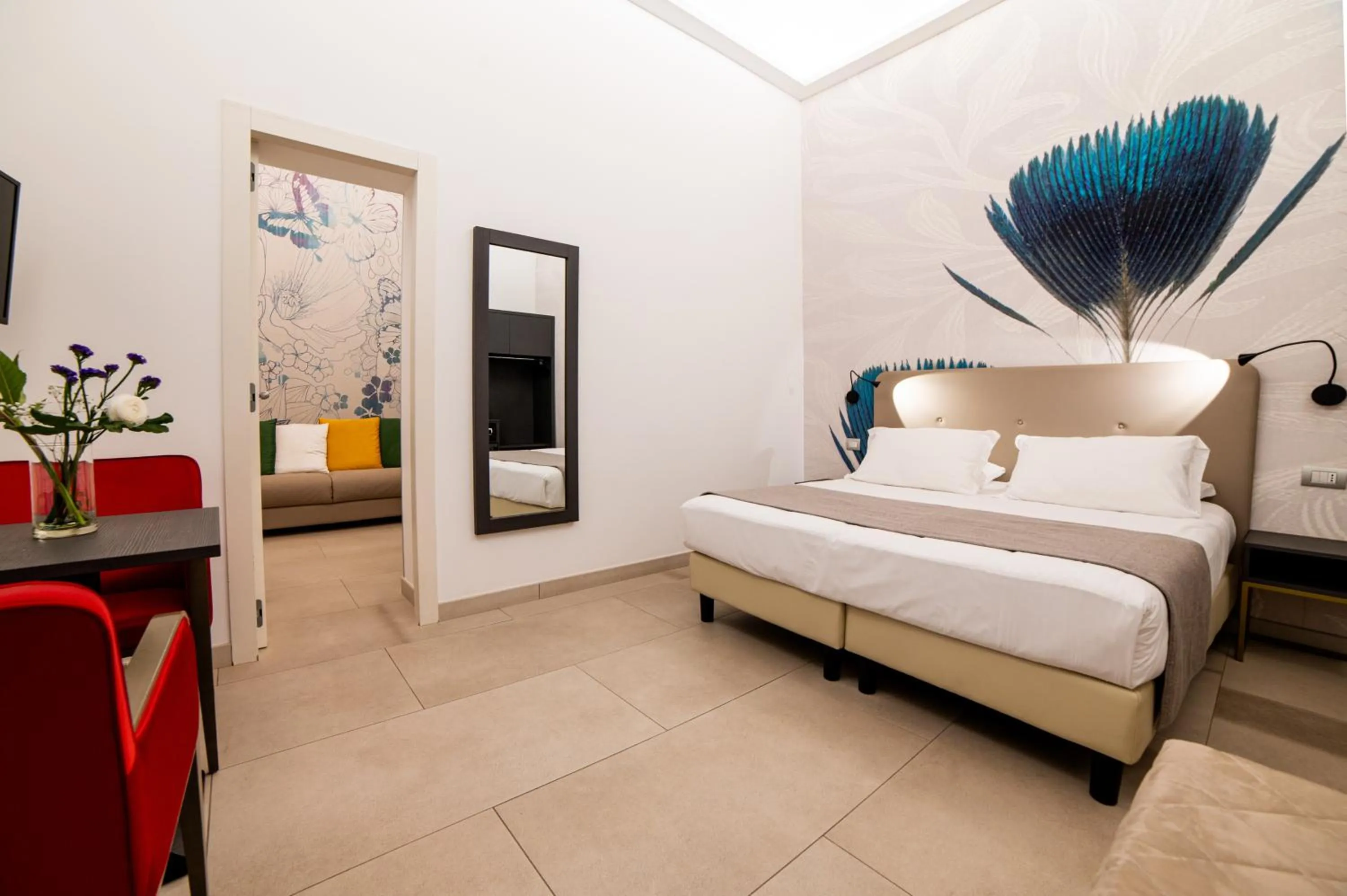 Photo of the whole room, Bed in B&B Napoli Time